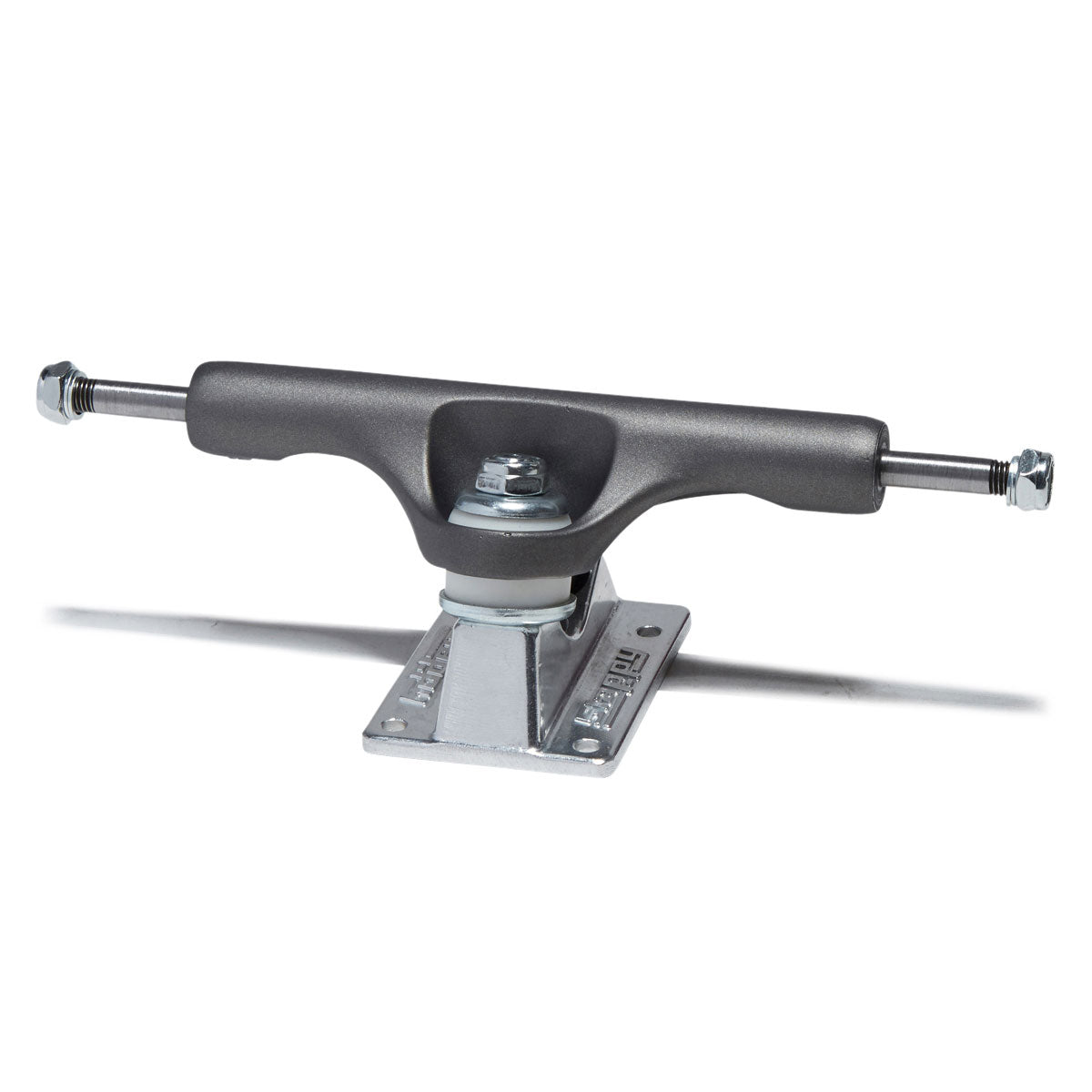 Slappy ST1 Hollow Lights Skateboard Trucks - Gunmetal/Polished - 8.50