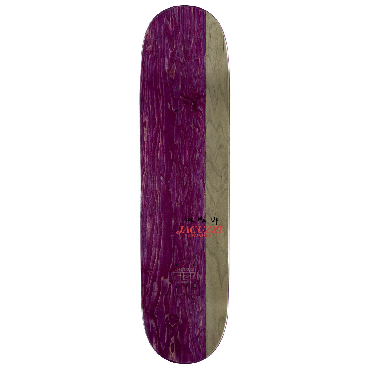 Jacuzzi Unlimited John Dilo Safe Word EX7 Skateboard Deck - 8.375