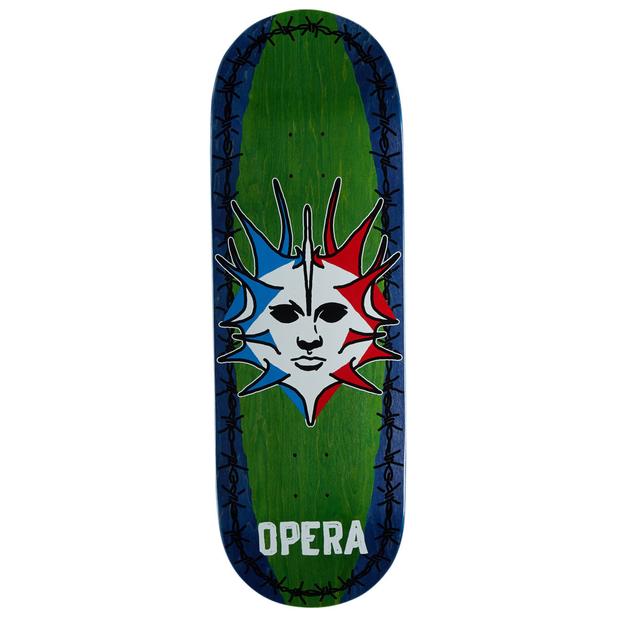 Opera Fatties Torn Spike EX7 Skateboard Deck - 10.00