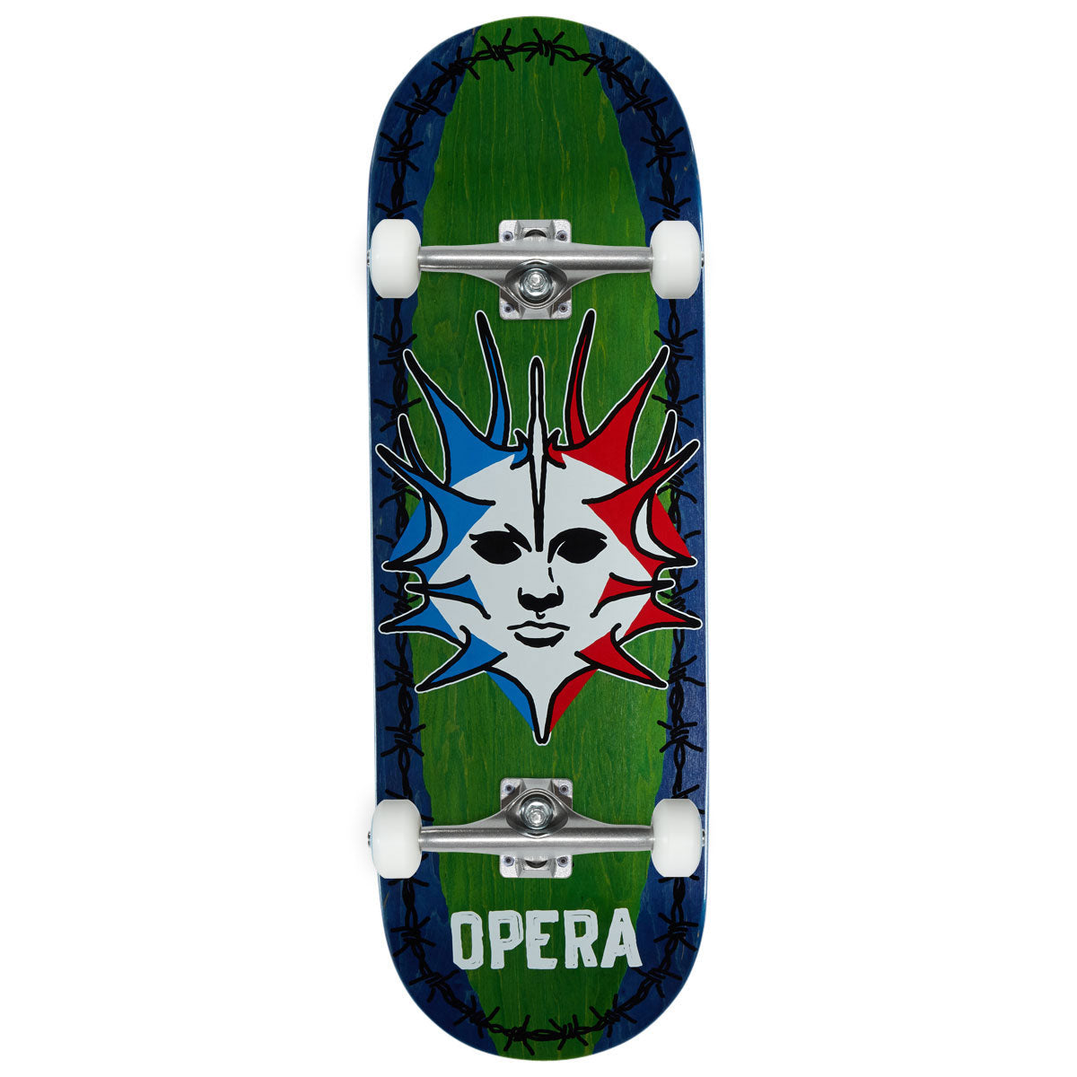 Opera Fatties Torn Spike EX7 Skateboard Complete - 10.00