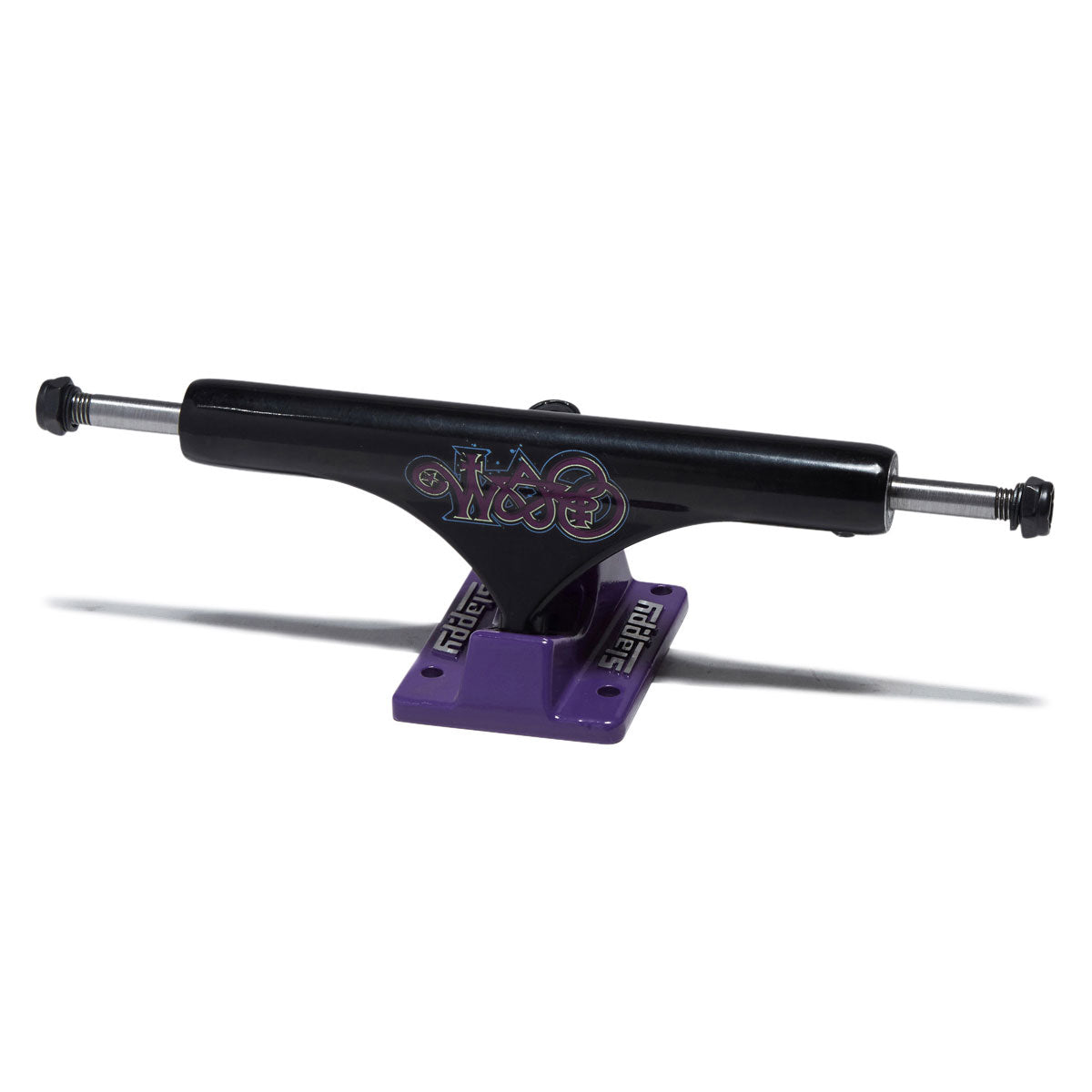 Slappy ST1 Hollow Bam Skateboard Trucks - Black/Purple - 9.00
