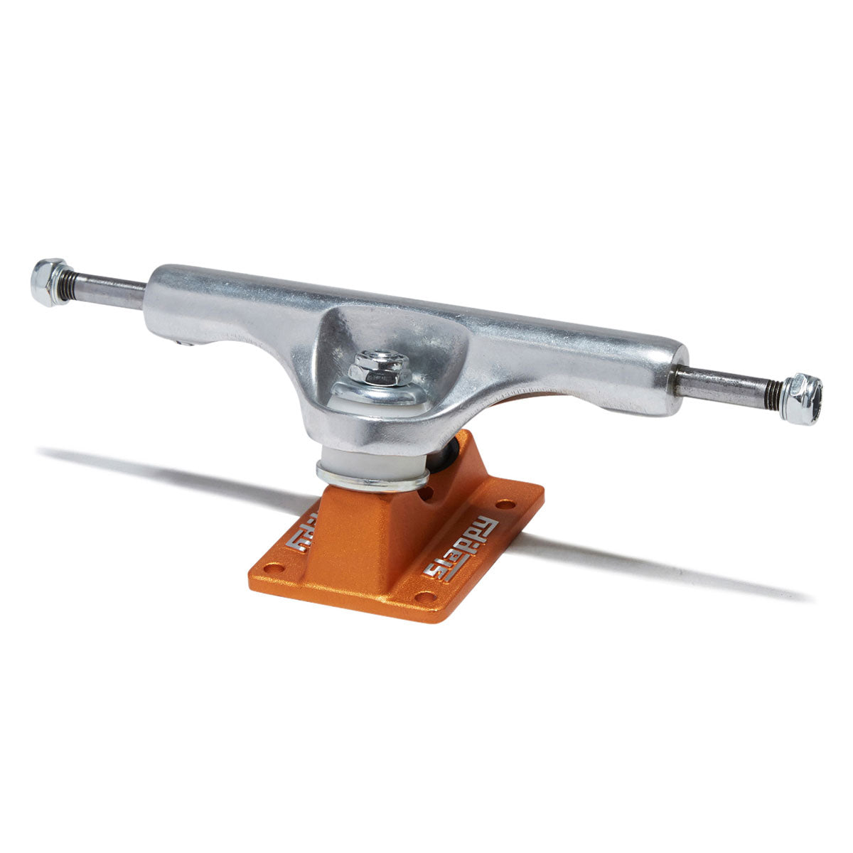 Slappy ST1 Hollow Lights Skateboard Trucks - Polished/Burnt Orange - 8.25