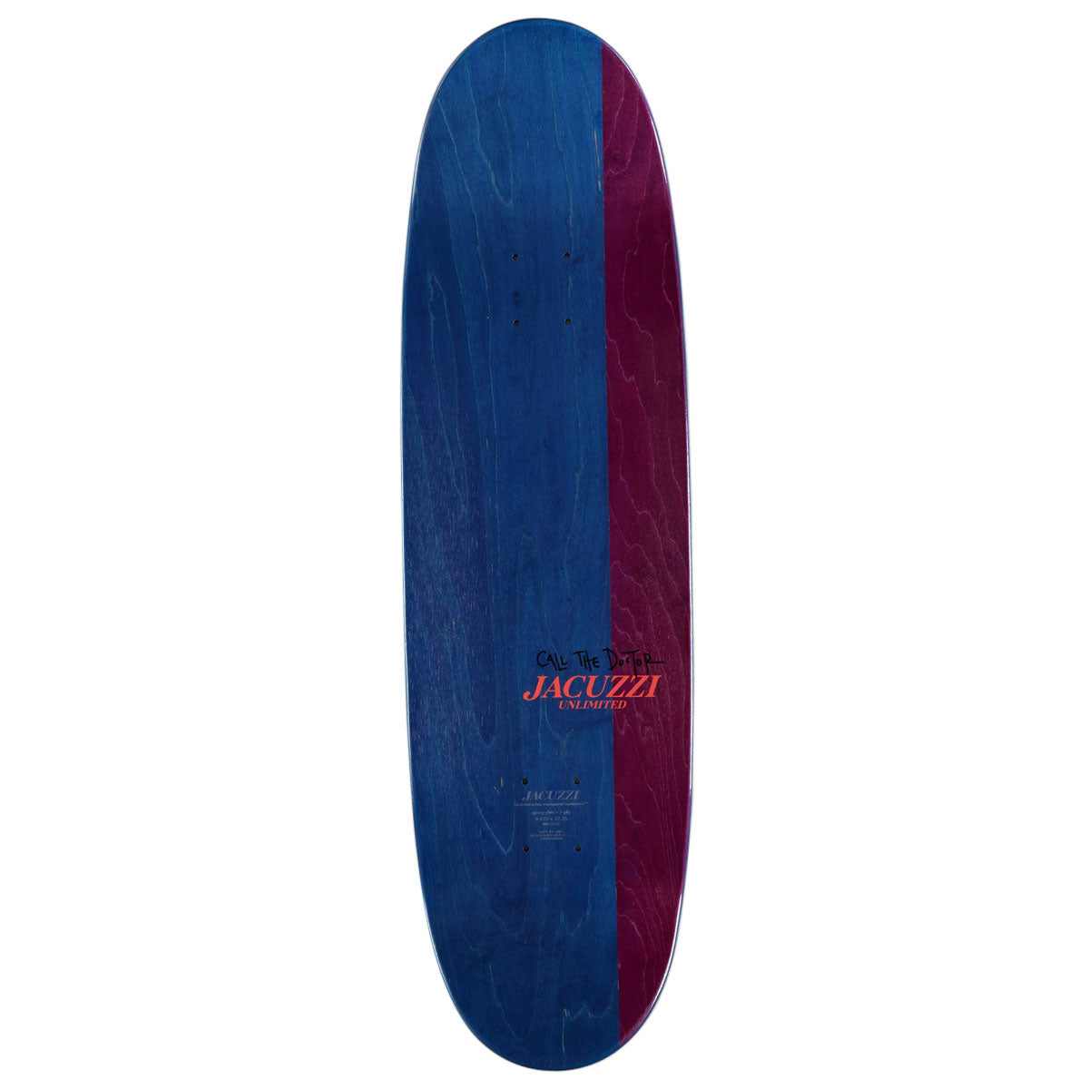 Jacuzzi Unlimited Tony Latham Deep Fried EX7 Skateboard Complete - Burgundy - 9.125