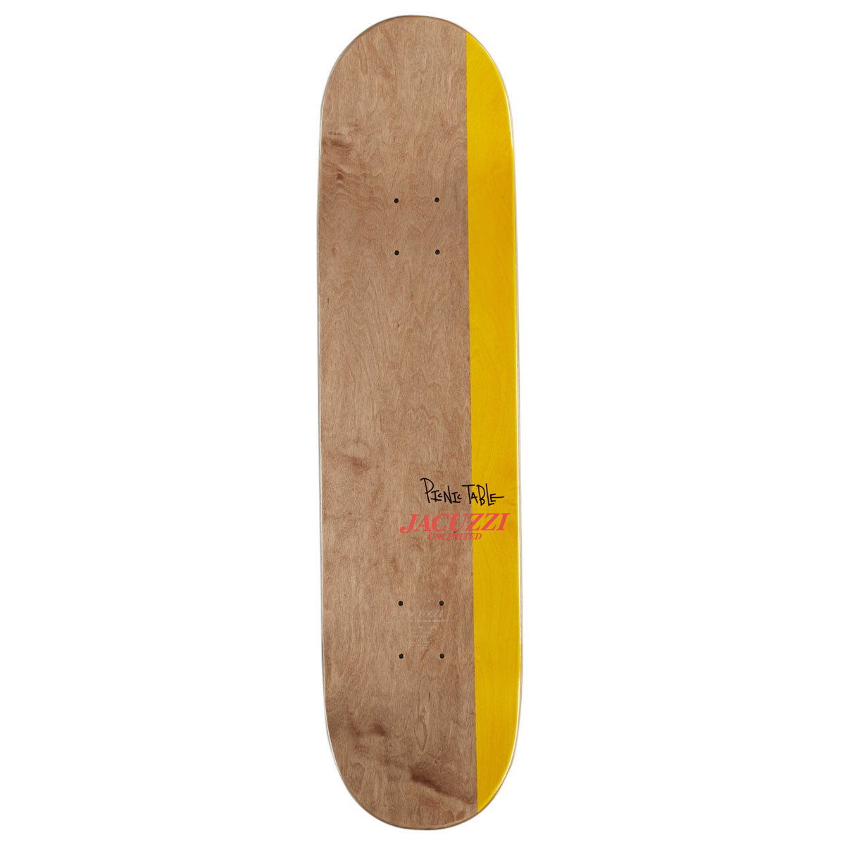 Jacuzzi Unlimited Bryan Herman Guest Board Fire Bird EX7 Skateboard Deck - Yellow - 8.00