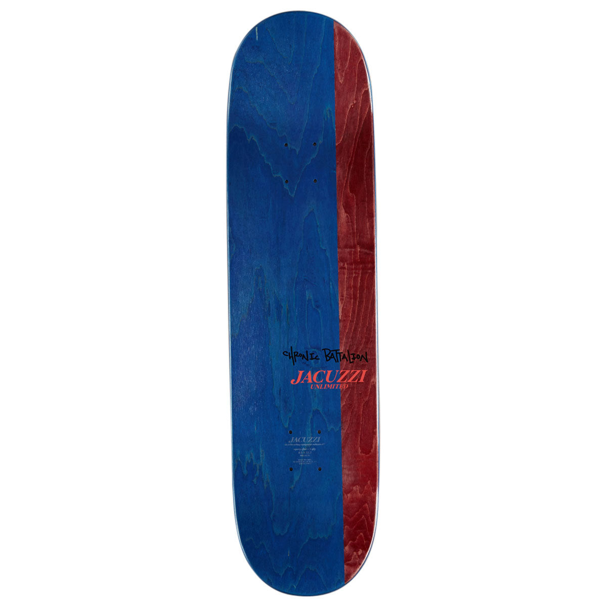 Jacuzzi Unlimited Weedstar EX7 Skateboard Complete - Black/Red - 8.25