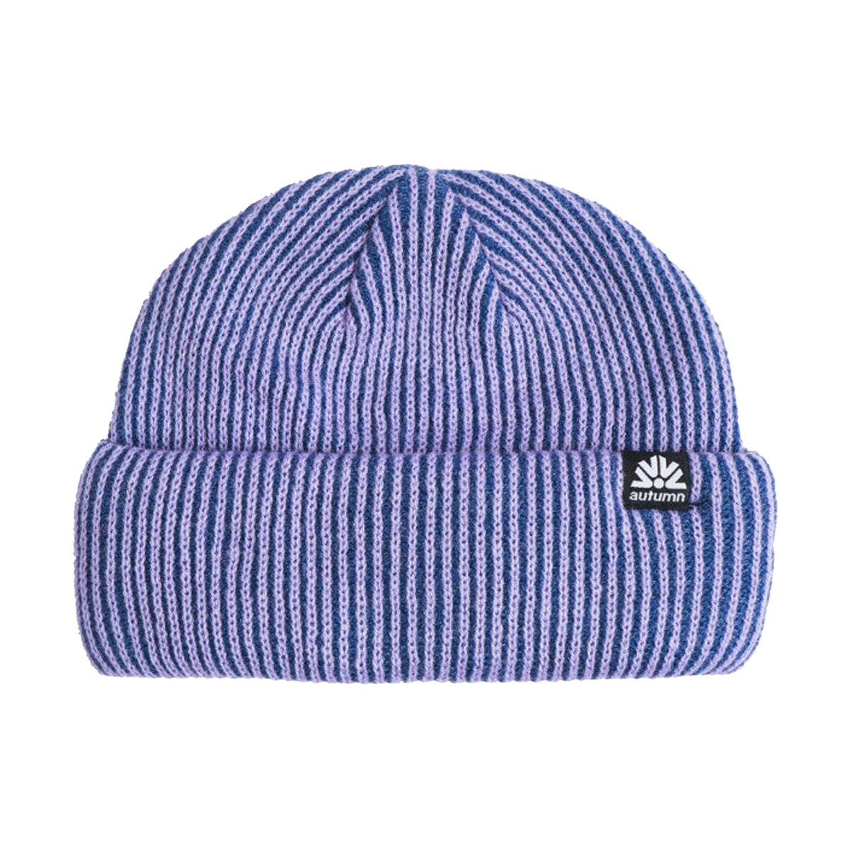 Autumn Cord Double Roll Beanie - Bluejay image 1