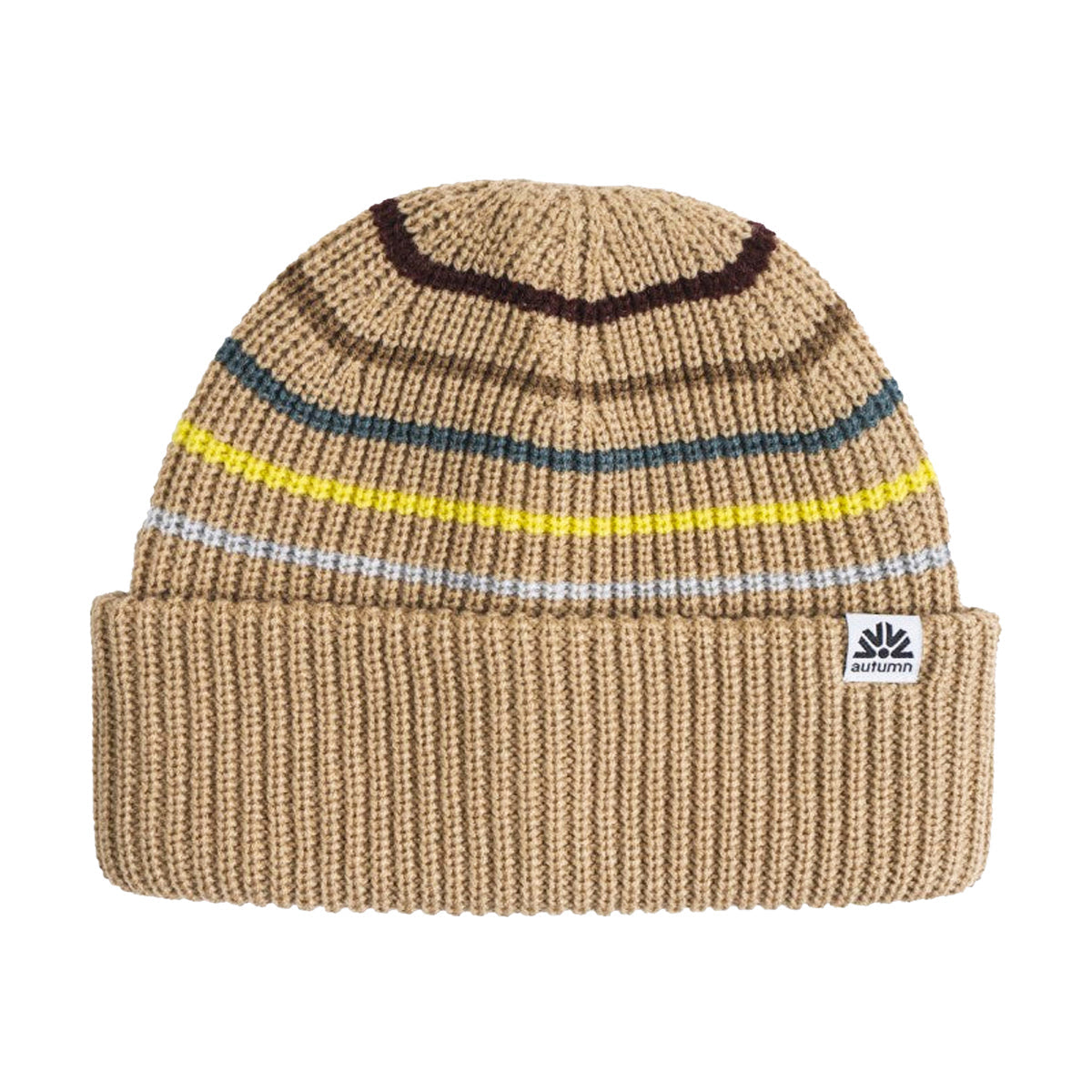 Autumn Retro Beanie - Sand image 1