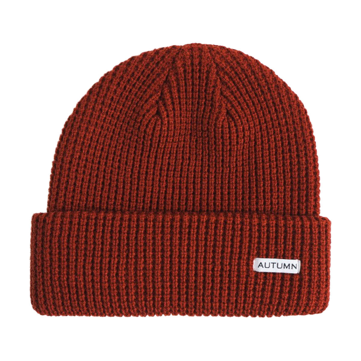 Autumn Waffle Beanie - Harissa image 1