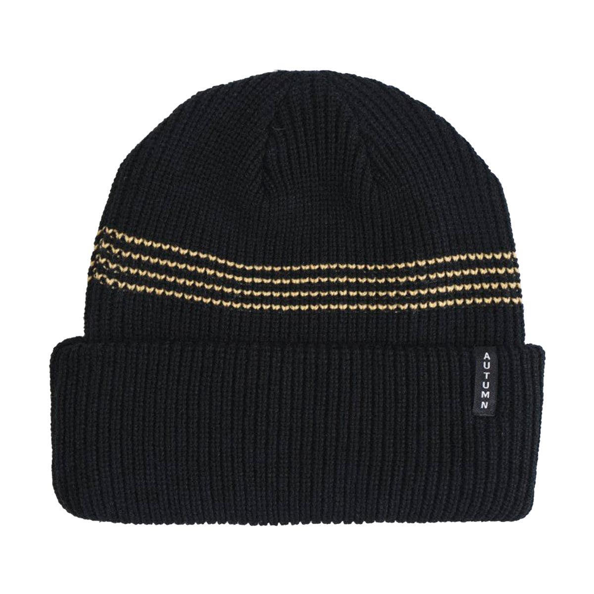 Autumn Mini Stripe Beanie - Black 2026 image 1