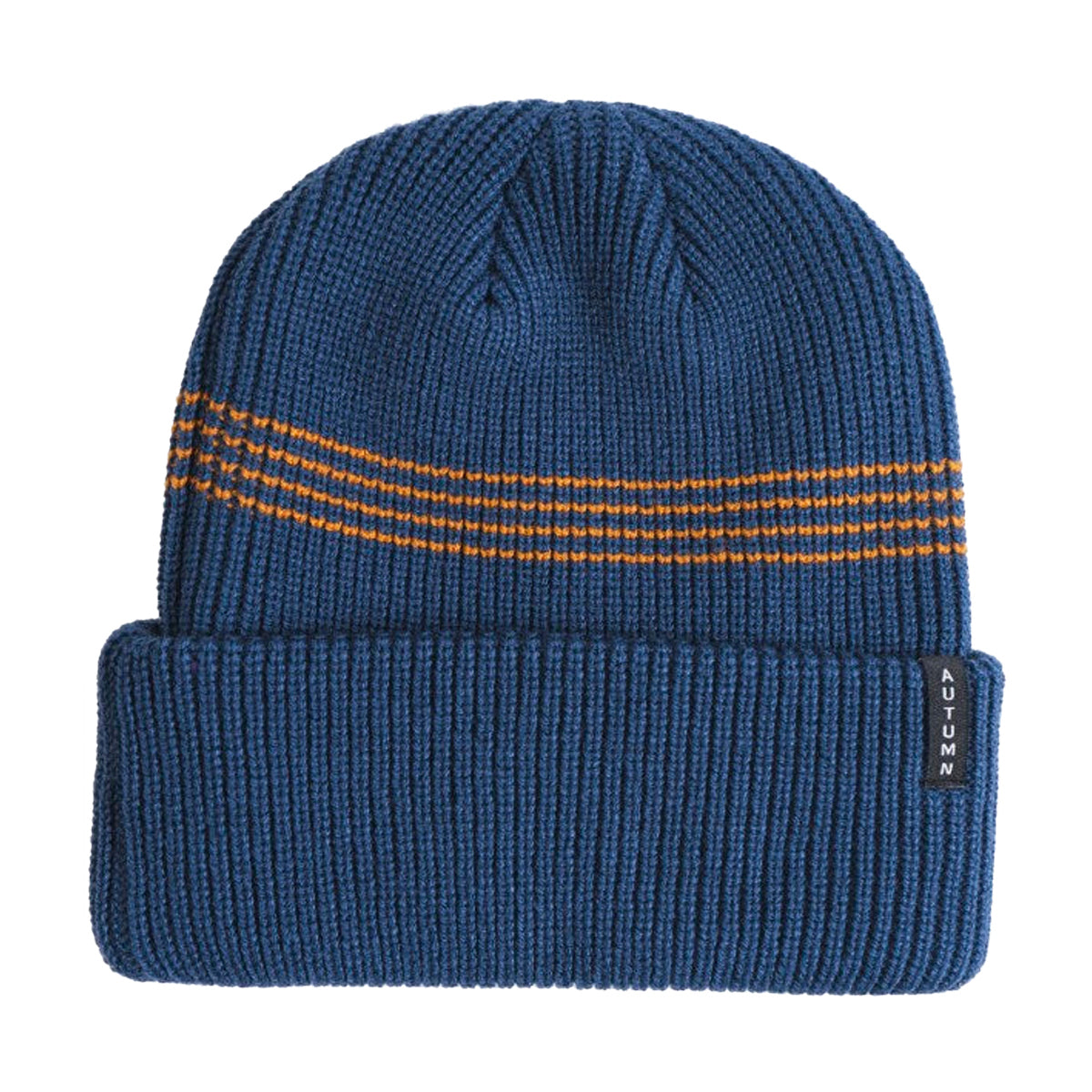 Autumn Mini Stripe Beanie - Cerulean image 1