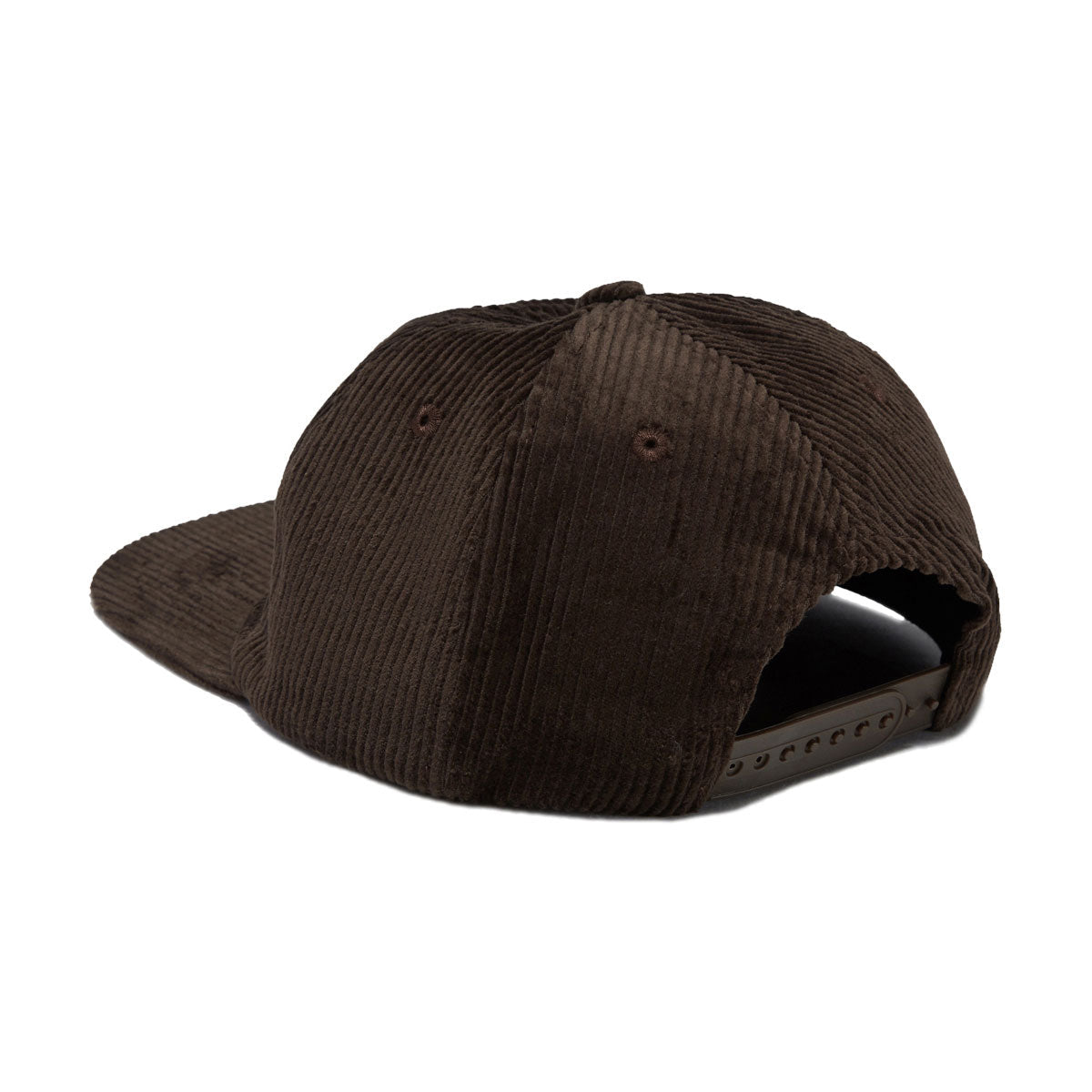 Autumn Cord Five Panel Snapback Hat - Chocolate image 2
