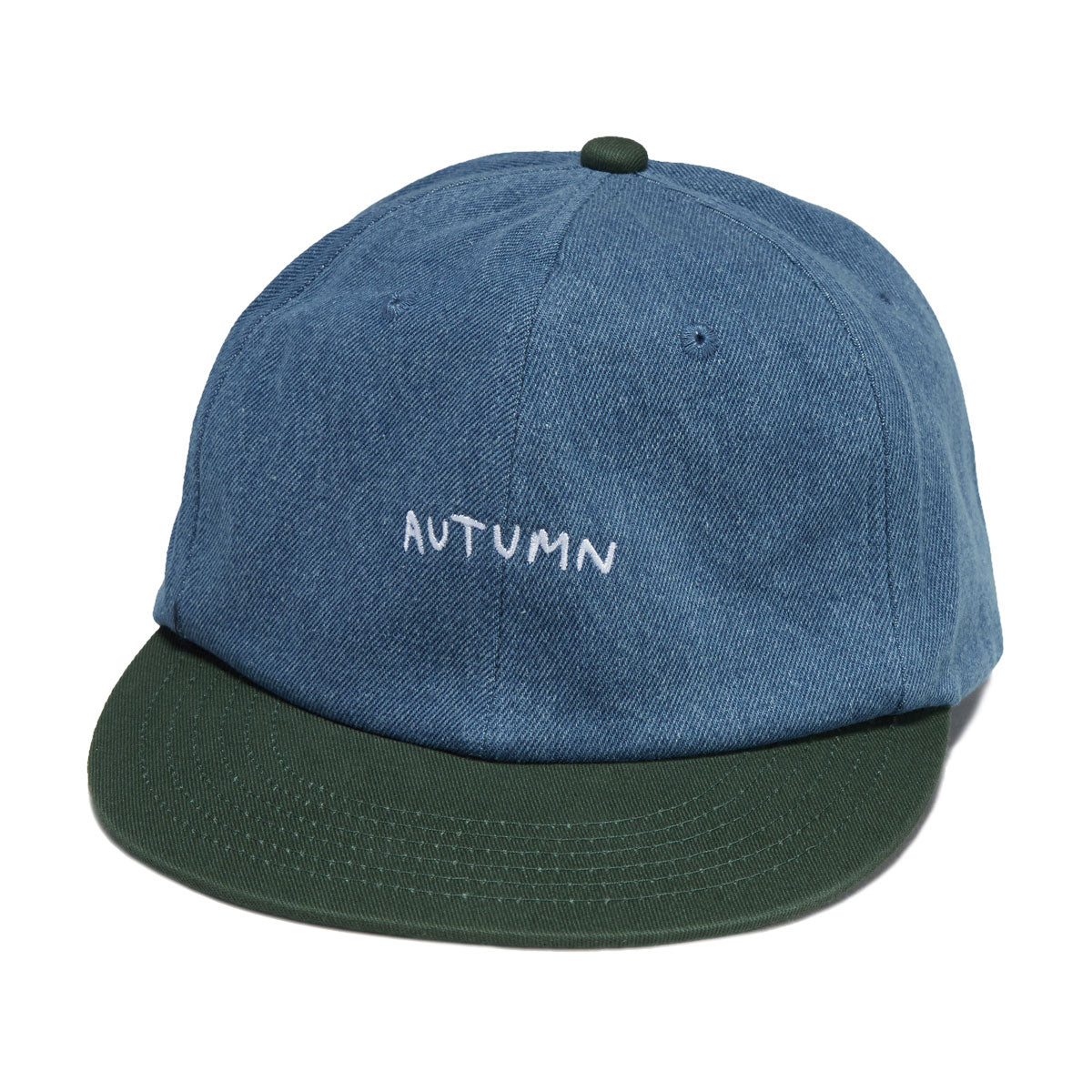 Autumn Mixed Six Panel Snapback Hat - Blue Jay image 1