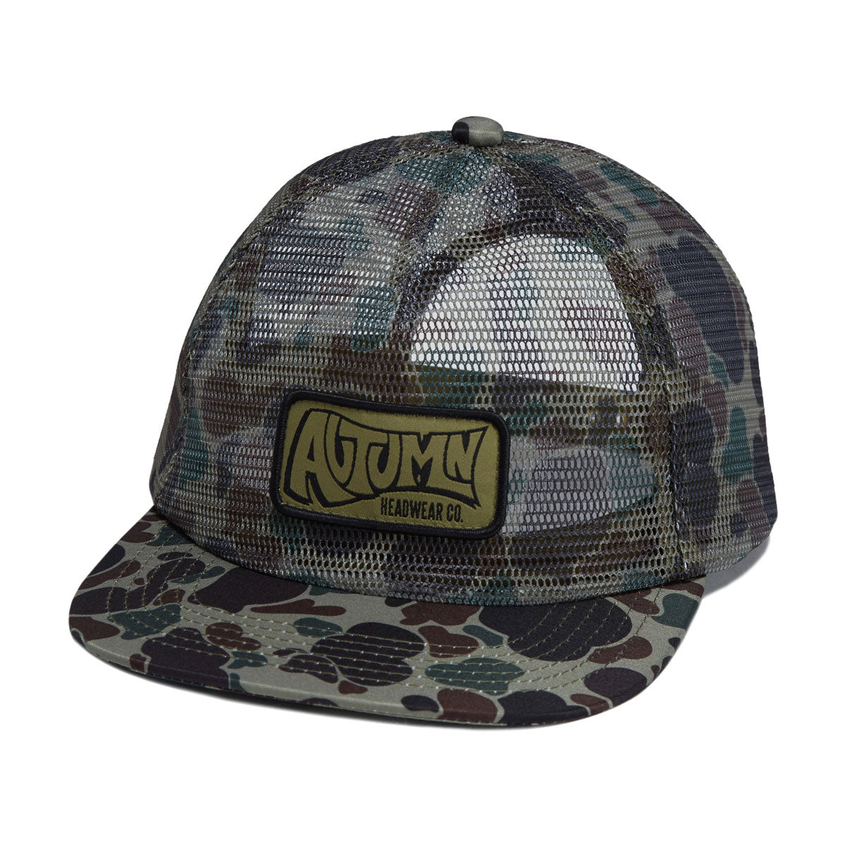 Autumn Camo Trucker Hat - Green image 1