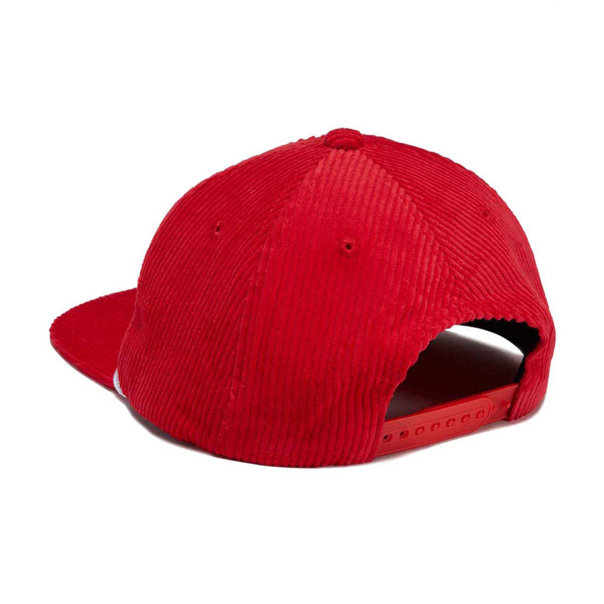 Autumn Cord 5 Panel Mesh Hat - Red image 2