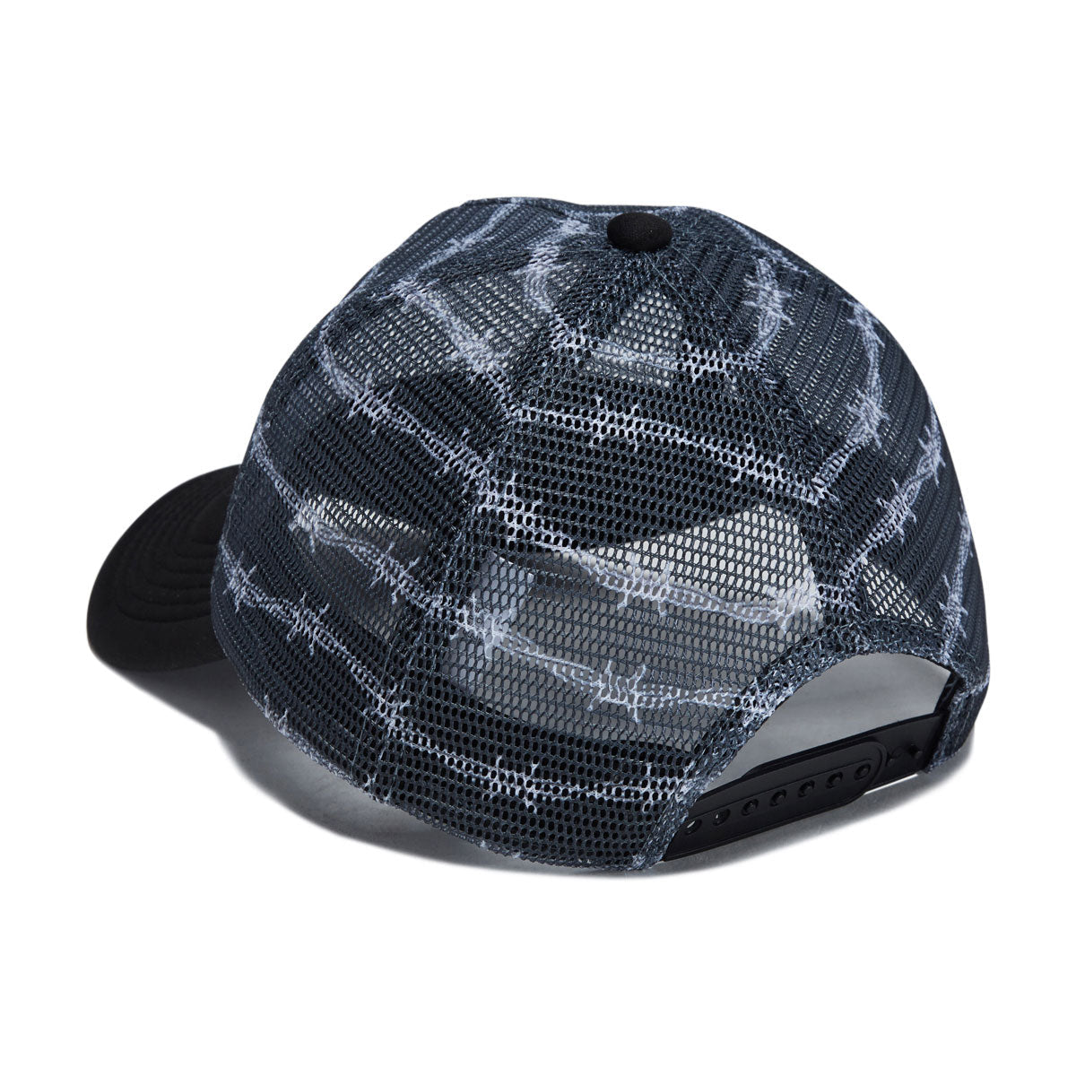 Corduroy Barbed Trucker Hat - Black image 2