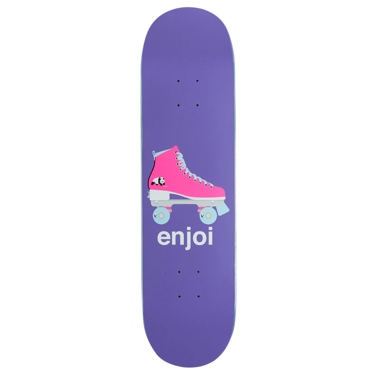 Enjoi Big Box Retro Skate R7 Skateboard Deck - Purple - 8.25
