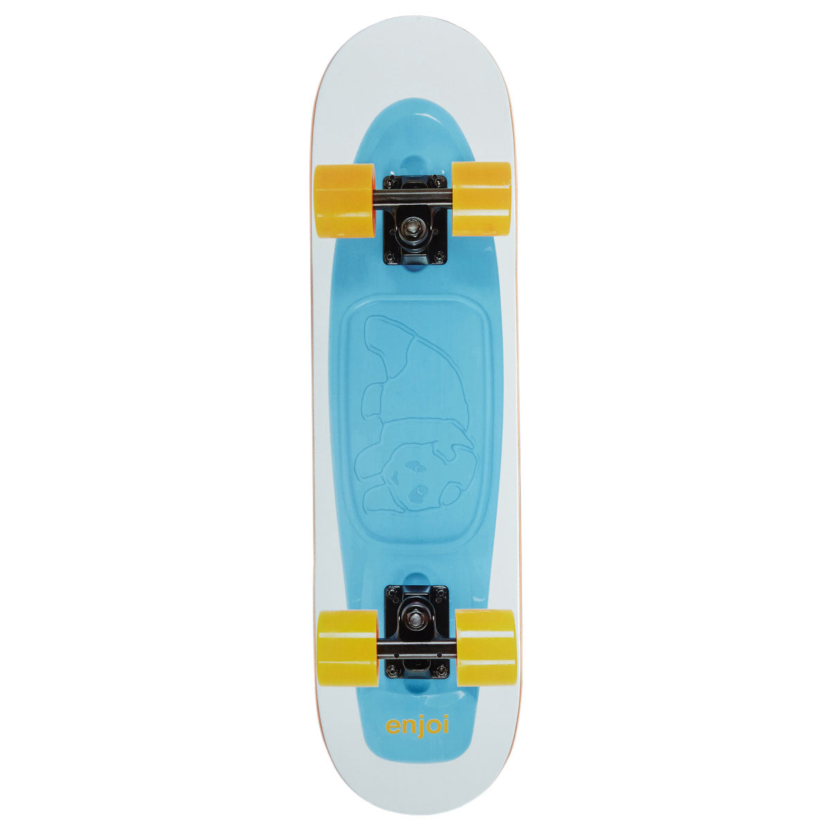 Enjoi Big Box Plastic R7 Skateboard Deck - White - 8.00