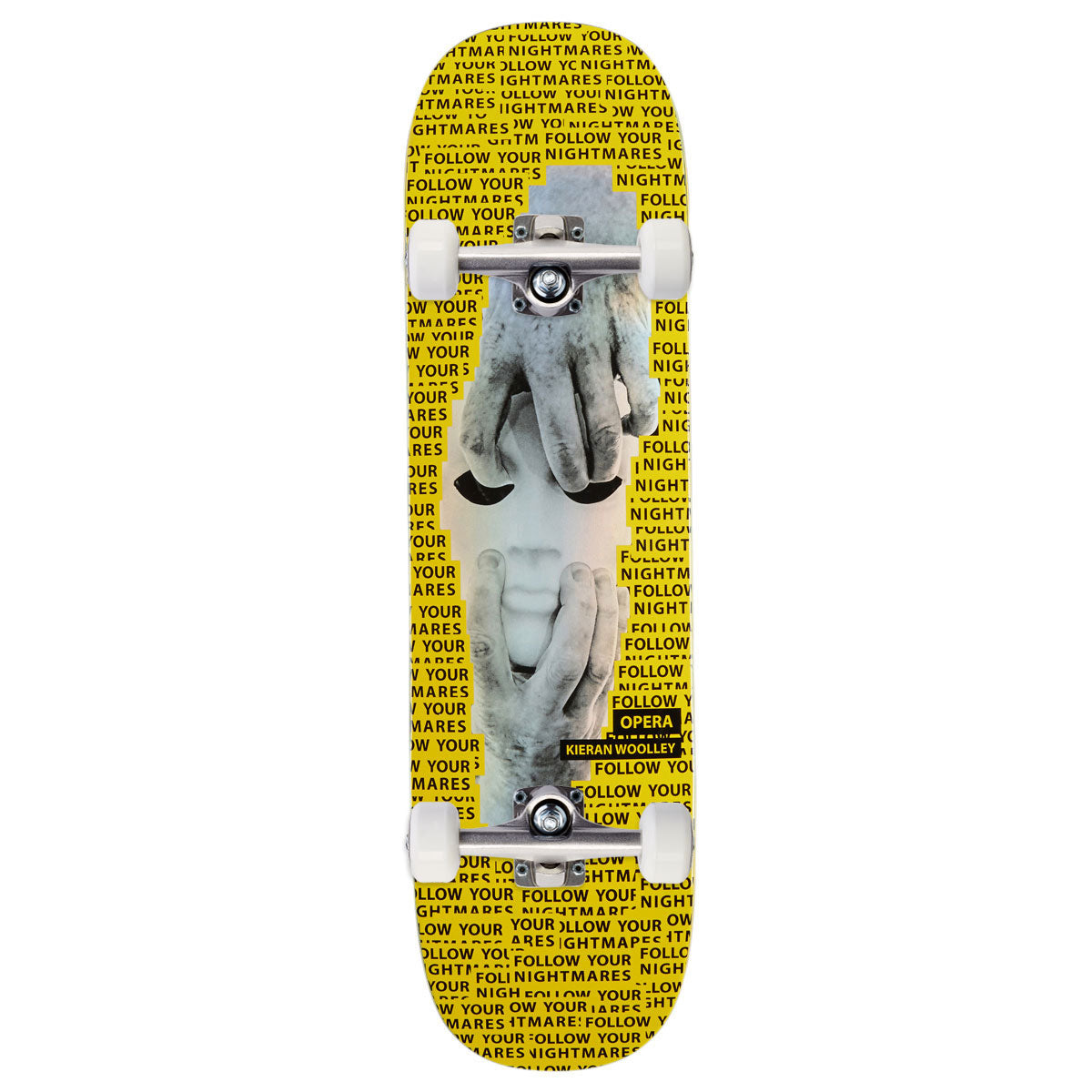 Opera Woolley Nightmare EX7 Skateboard Complete - Yellow - 8.50
