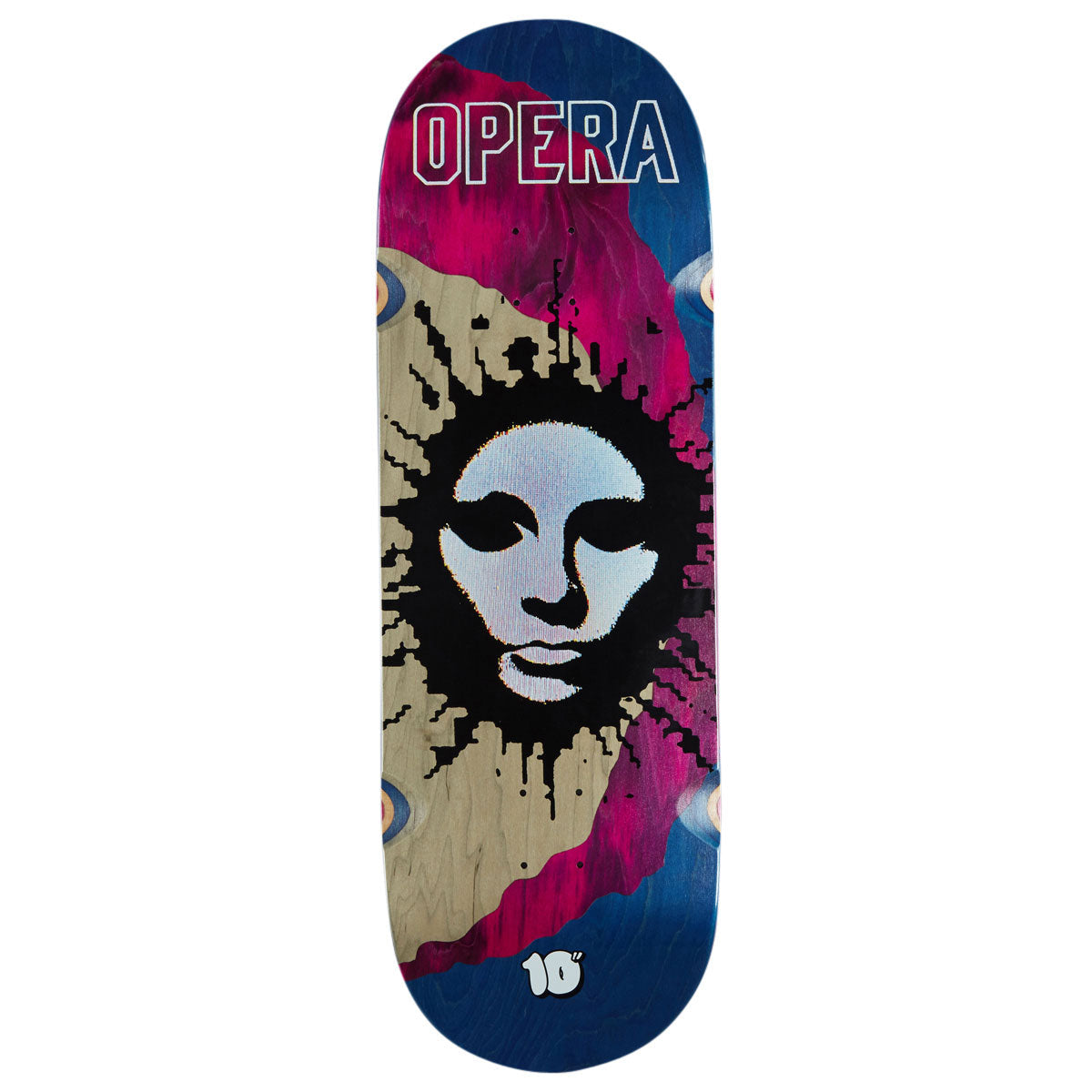 Opera Fatties RGB Mask EX7 Skateboard Deck - Purple/Blue - 10.00