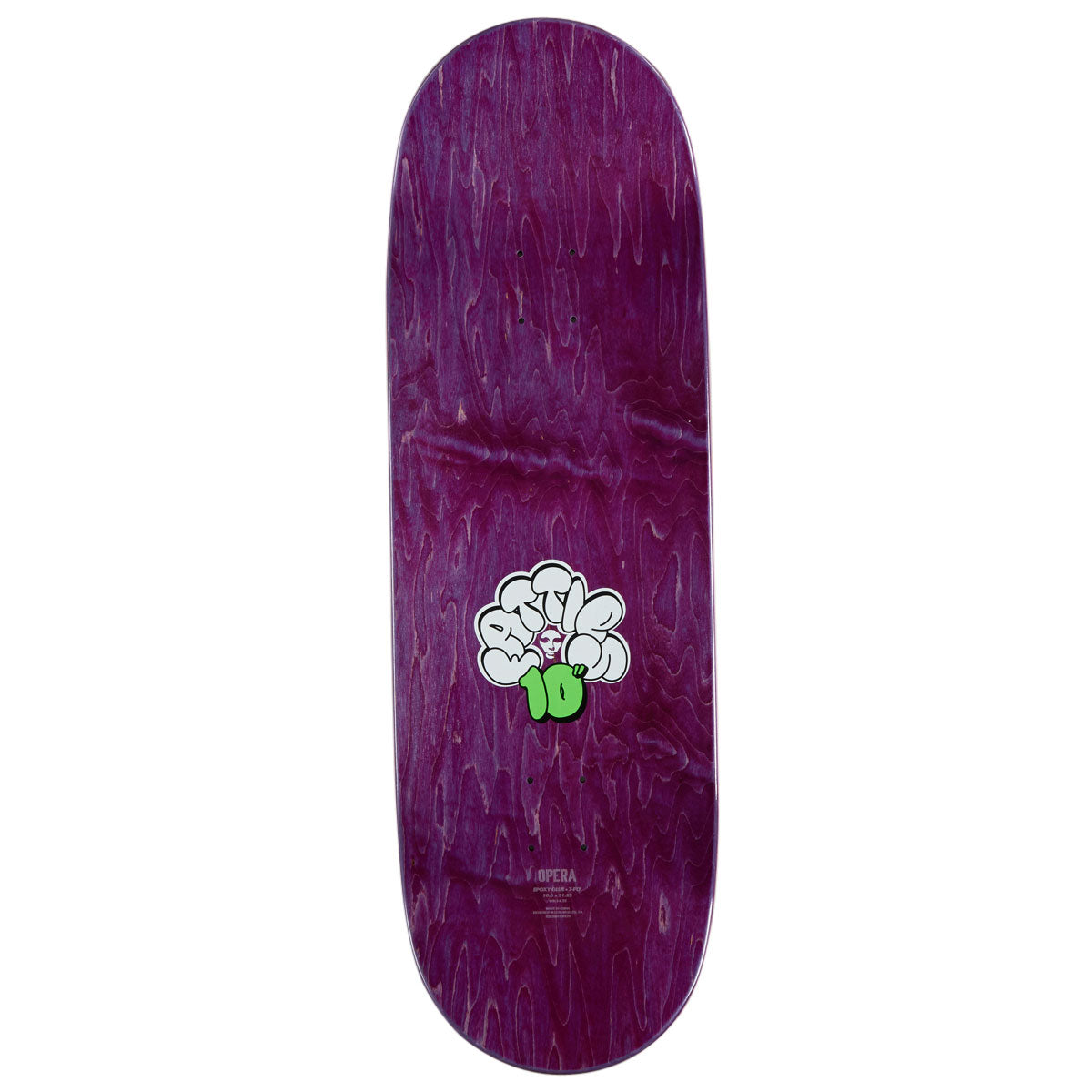 Opera Fatties RGB Mask EX7 Skateboard Complete - Purple/Blue - 10.00
