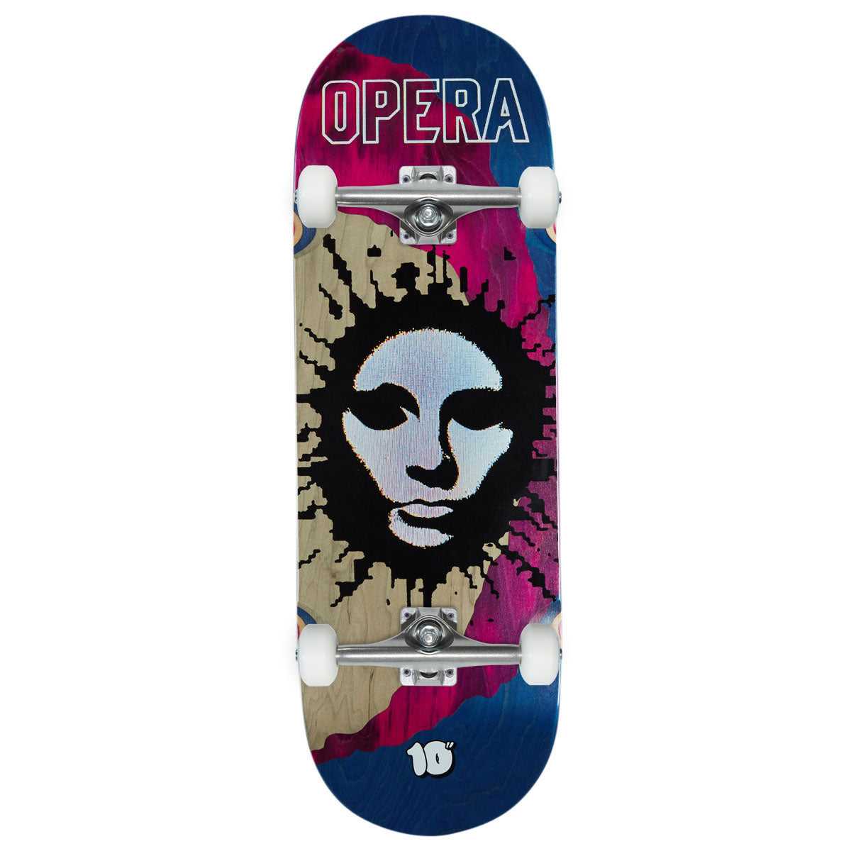Opera Fatties RGB Mask EX7 Skateboard Complete - Purple/Blue - 10.00