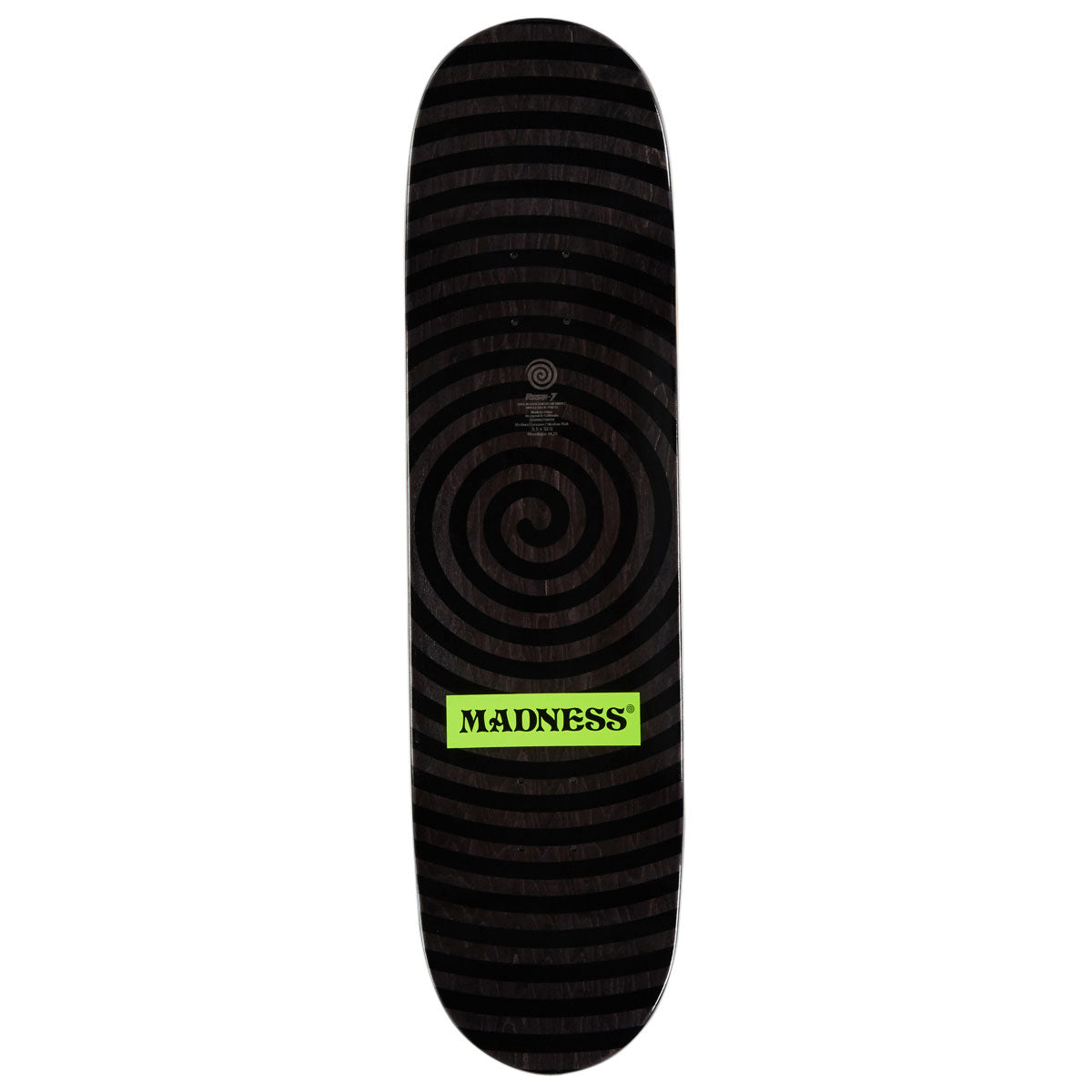 Madness Clay Kreiner Howling R7 Skateboard Deck - Black - 8.50