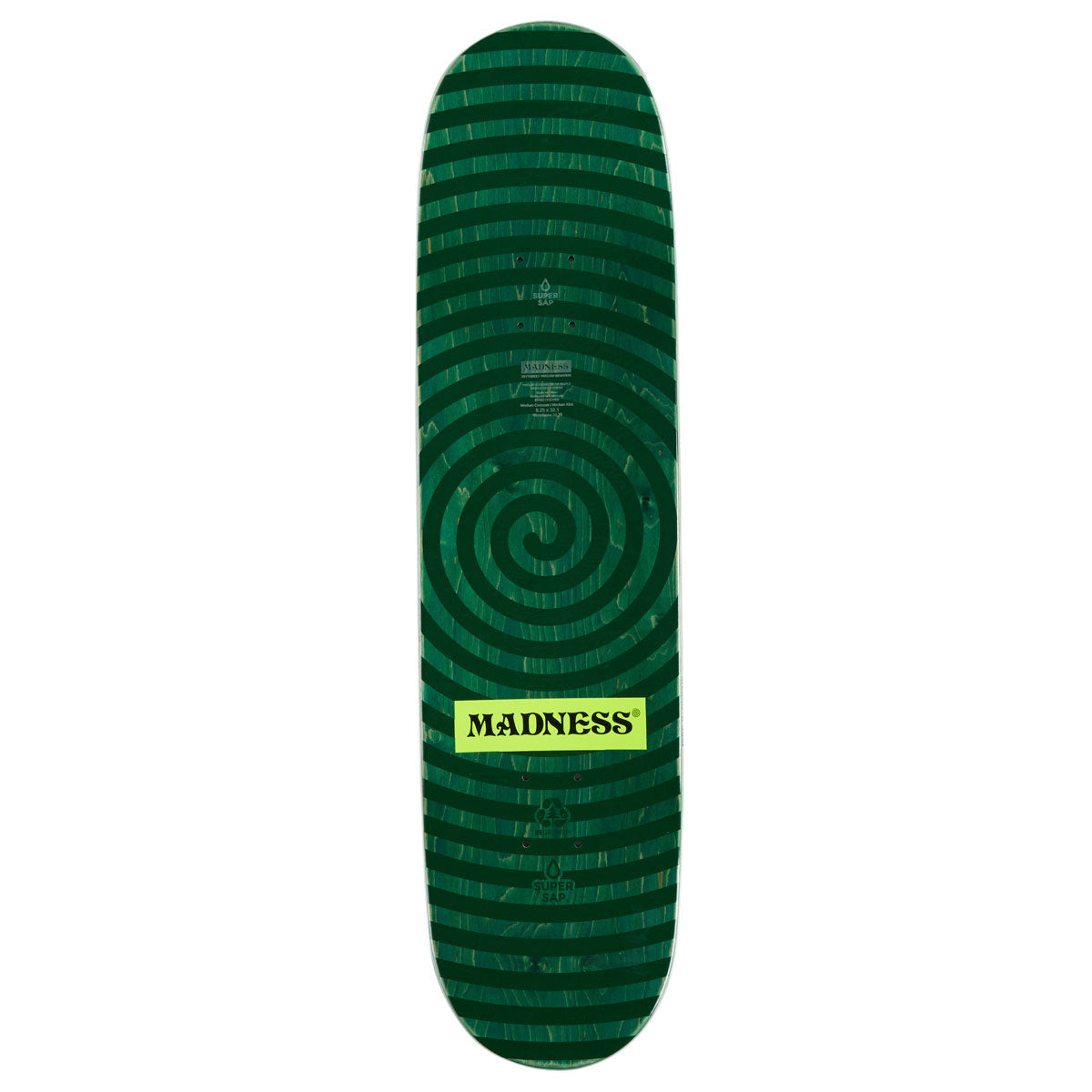 Madness Jedd McKenzie Demons R7 Skateboard Deck - White/Holographic - 8.25