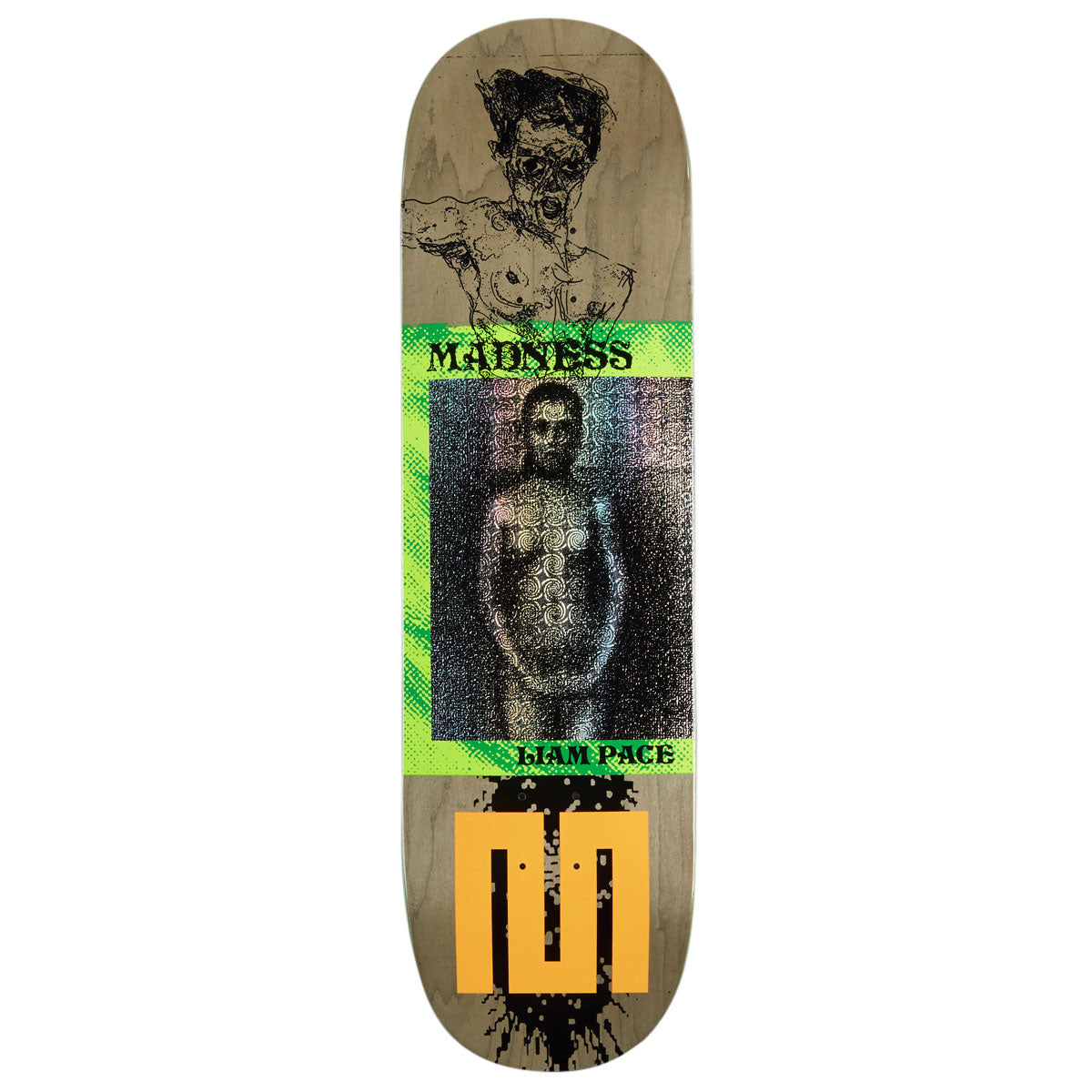 Madness Liam Pace Isolate R7 Skateboard Deck - 9.00