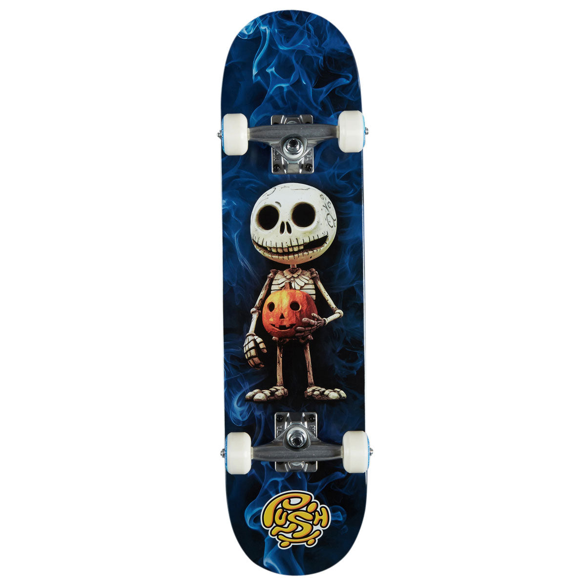 Push Smokey FP Soft Top Pre-Built Skateboard Complete - Blue - 7.25
