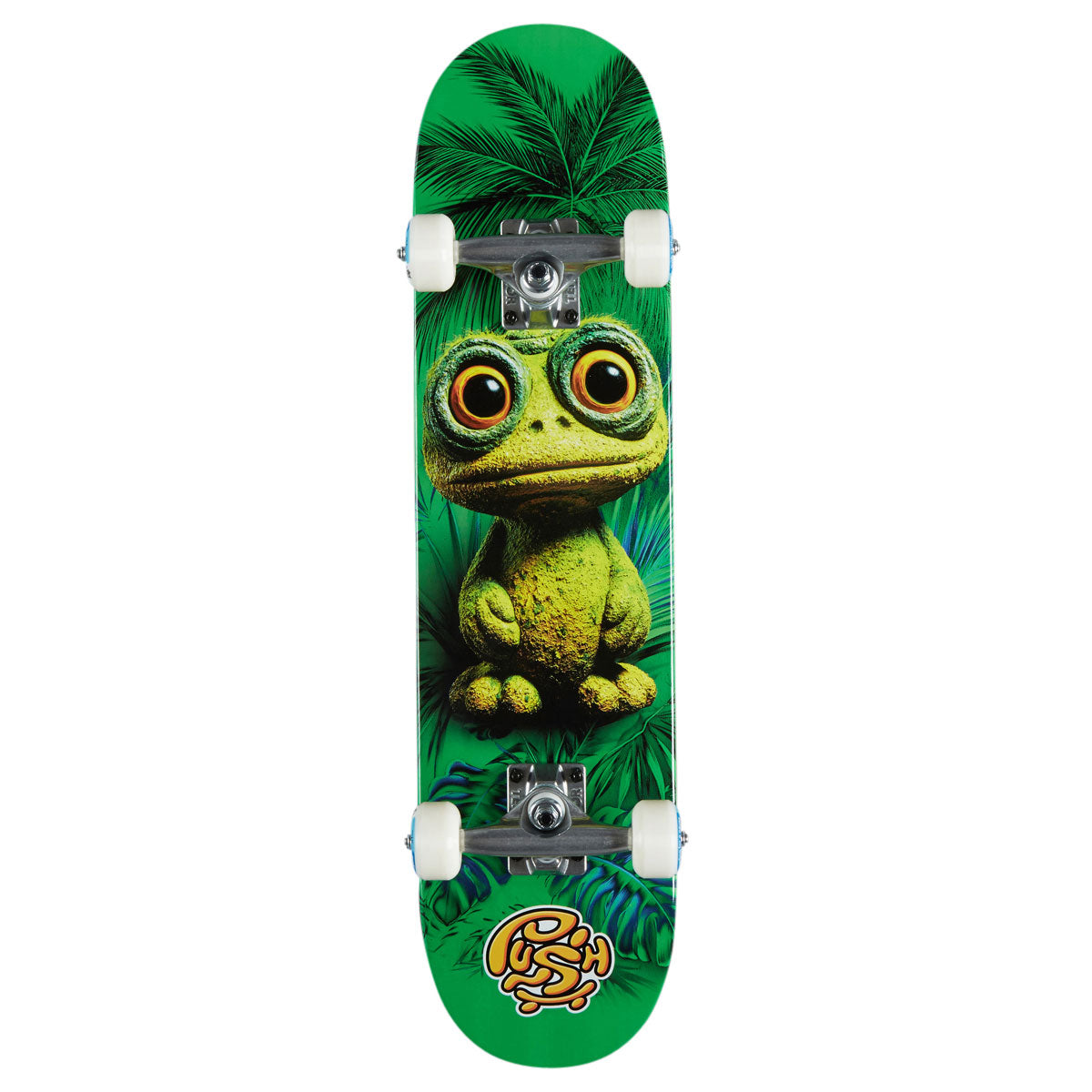 Push Mr Frog FP Soft Top Pre-Built Skateboard Complete - Green - 7.00
