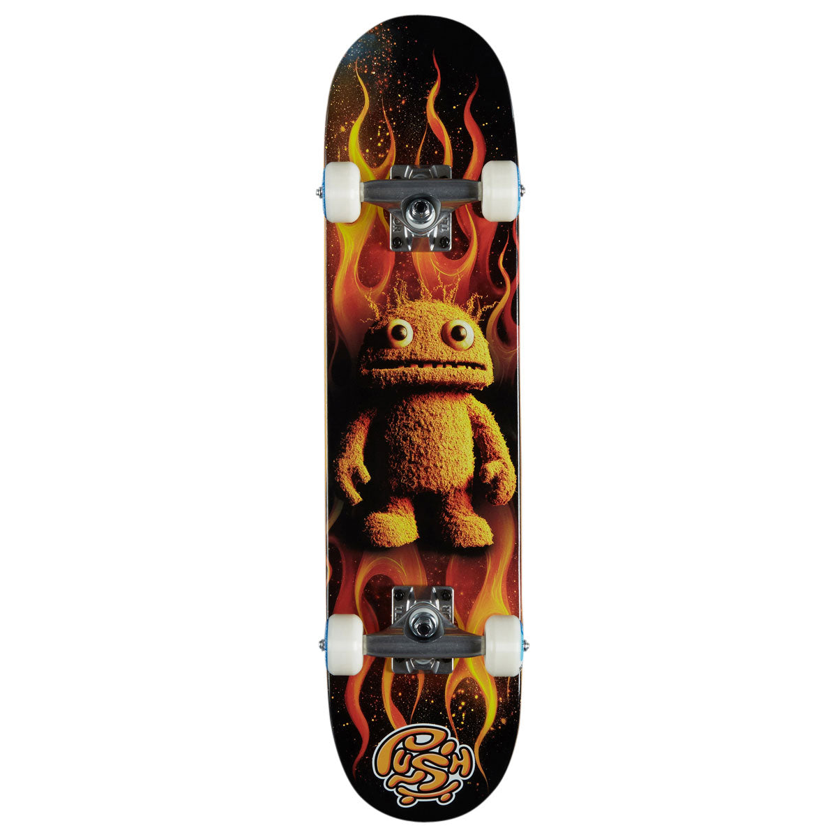 Push Mr Furry FP Soft Top Pre-Built Skateboard Complete - Orange - 6.75