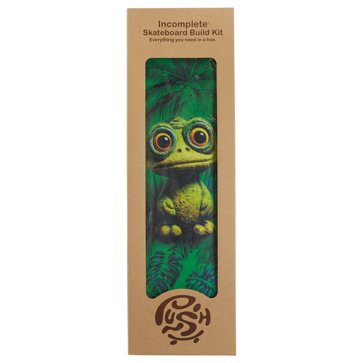 Push Mr Frog FP Incomplete Skateboard Complete - Green - 7.50