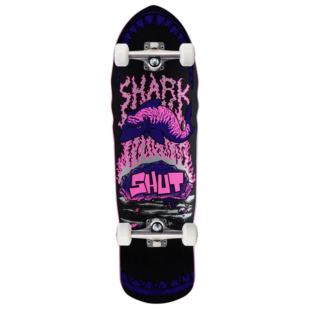 Shut Speed Shark EX7 Skateboard Complete - Fluorescent - 9.00