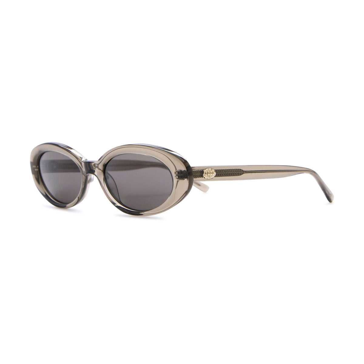Crap Eyewear The Sweet Leaf Sunglasses - Crystal Stone Bio/Polarized Smoke image 2