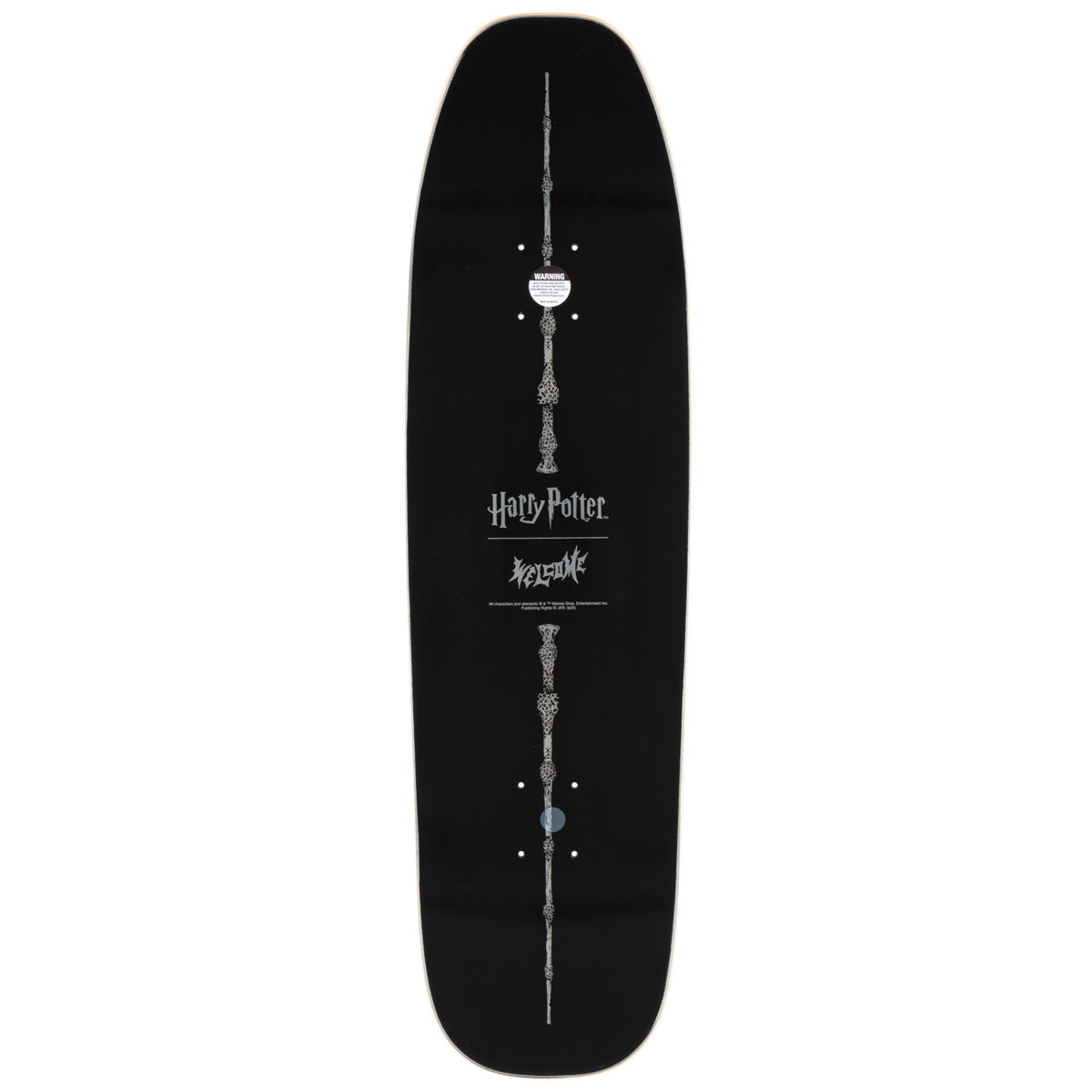 Welcome x Harry Potter Seeker On Nimbus 5000 Skateboard Deck - Gold Foil - 8.75