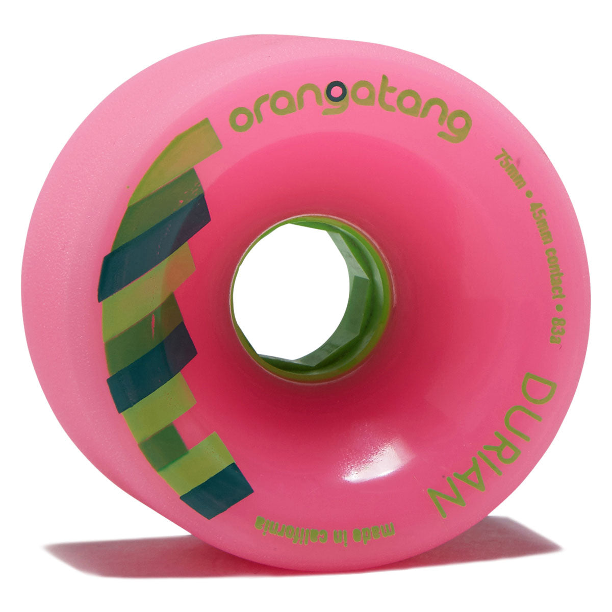 Orangatang Durian 83a Longboard Wheels - Pink - 75mm image 1