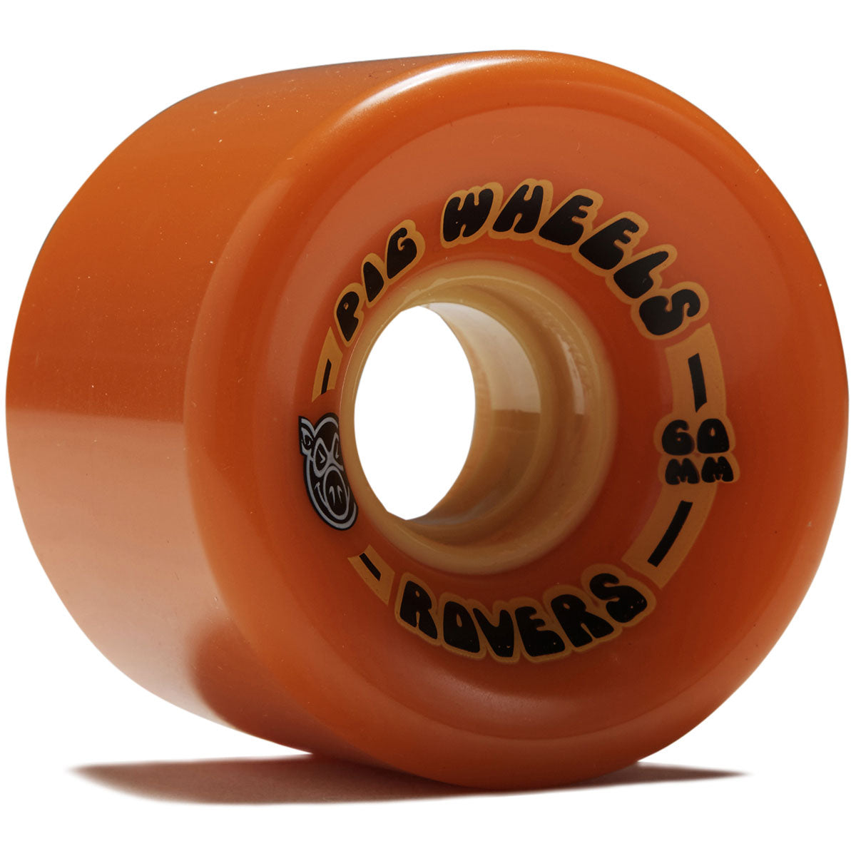 Pig Rover 85a Skateboard Wheels - Orange/Yellow - 60mm image 1