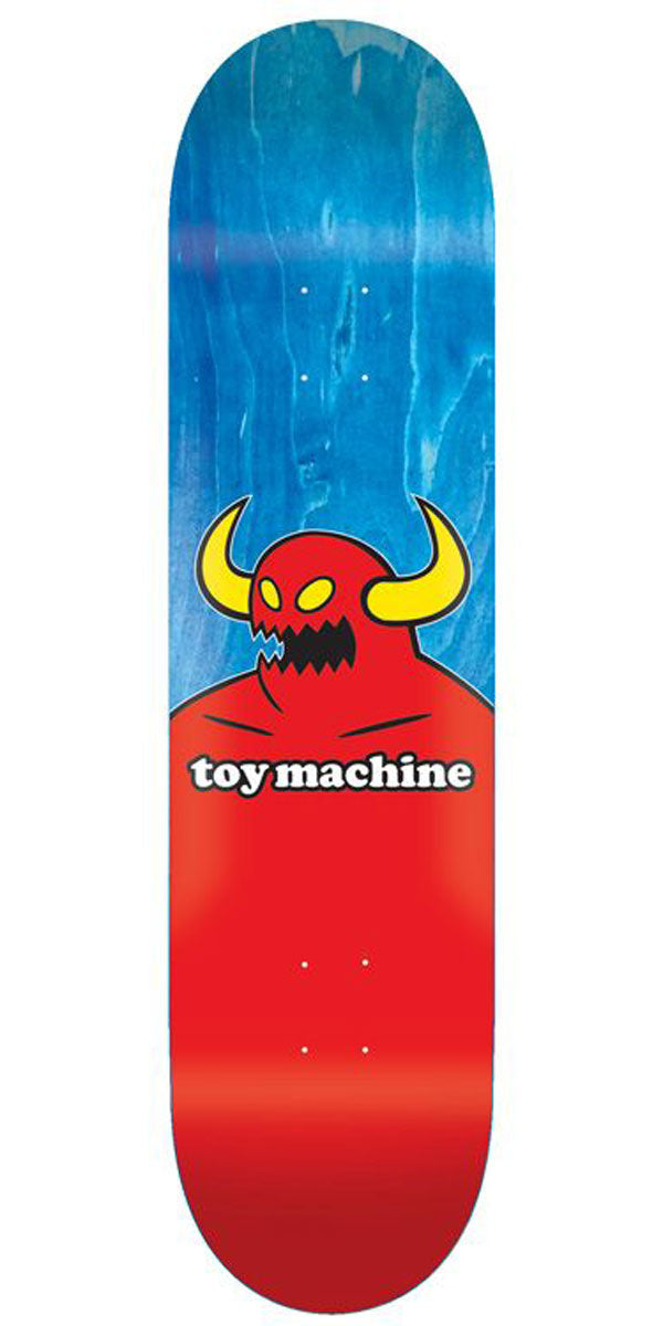 Toy Machine Monster Mini Skateboard Deck - Assorted Stains - 7.38