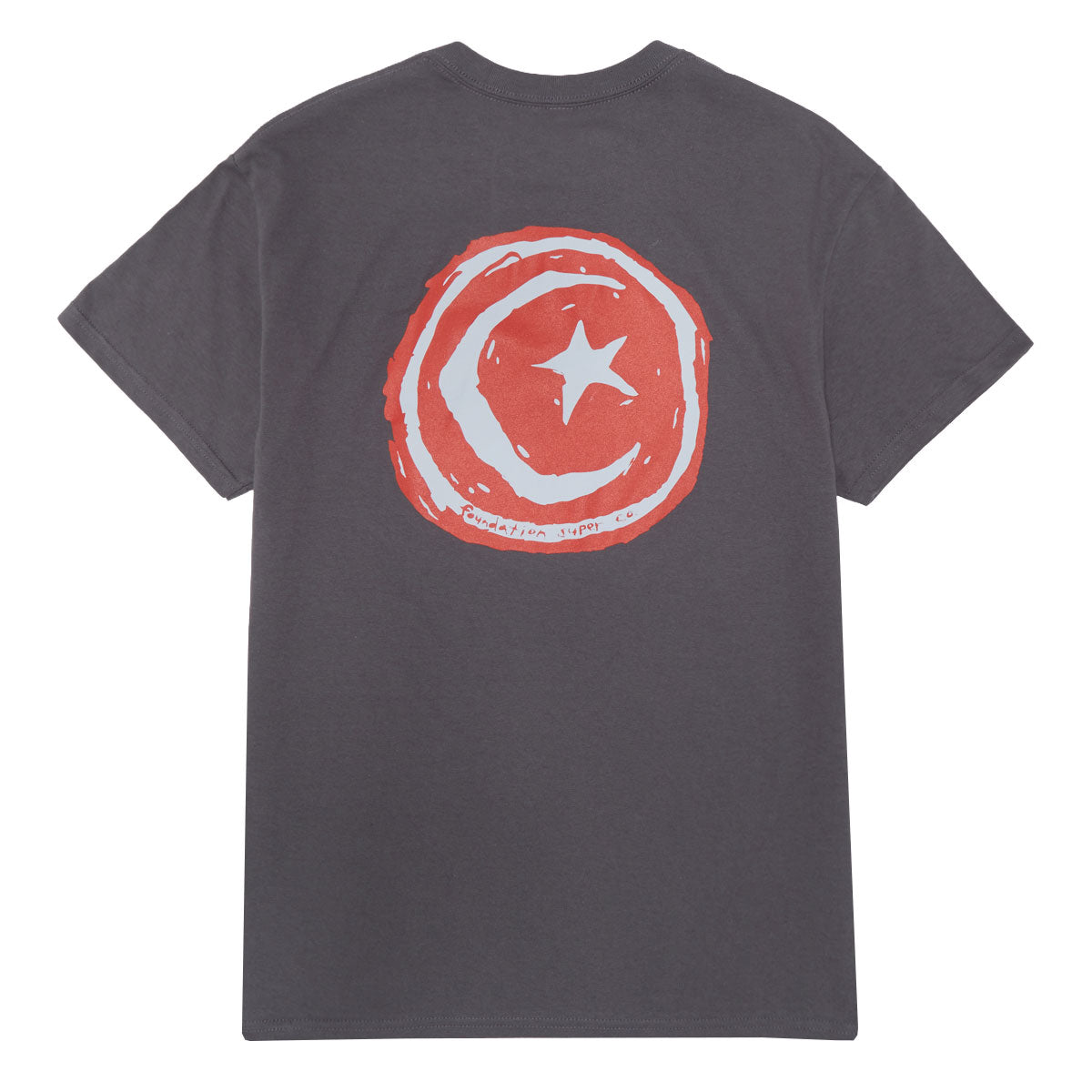 Foundation Star & Moon T-Shirt - Charcoal image 1