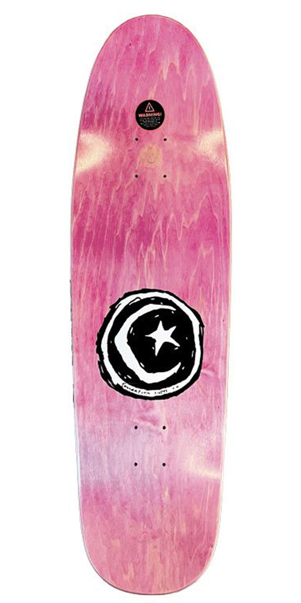 Foundation Star & Moon Dyed Shaped Skateboard Deck - 9.00