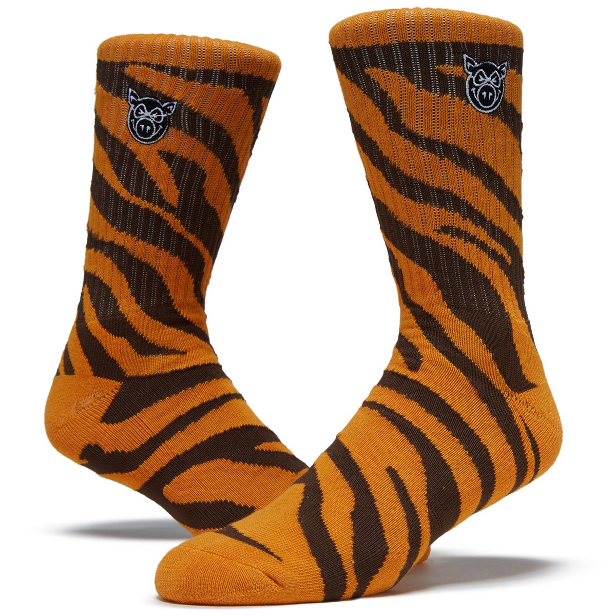 Pig Zebra Socks - Mustard image 2