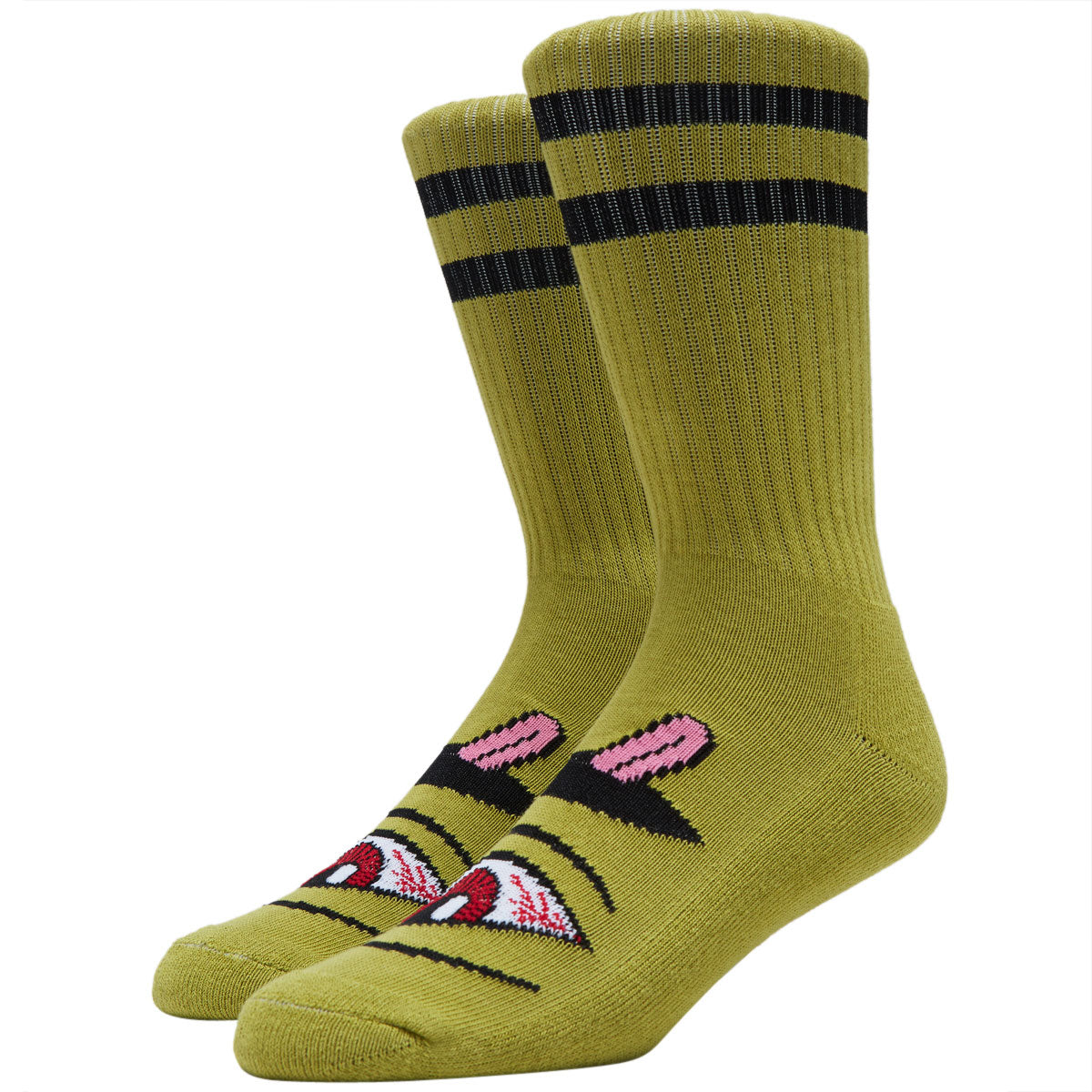 Toy Machine Bloodshot Eye Socks - Green image 1