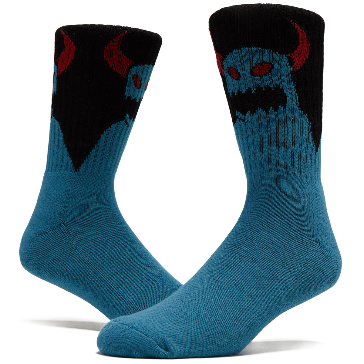 Toy Machine Sketchy Monster Crew Socks - Slate image 2