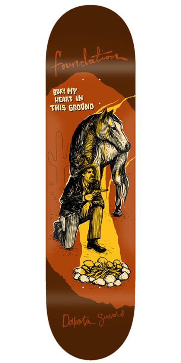 Foundation Servold Cowboy Skateboard Deck - 8.38