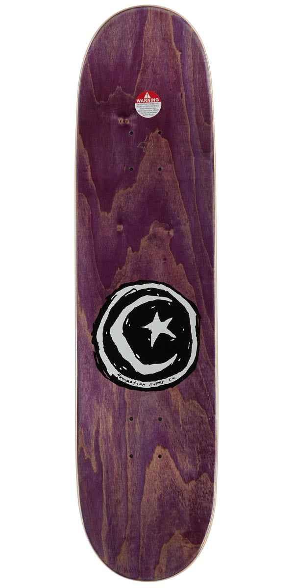 Foundation F Bar Skateboard Deck - 8.00