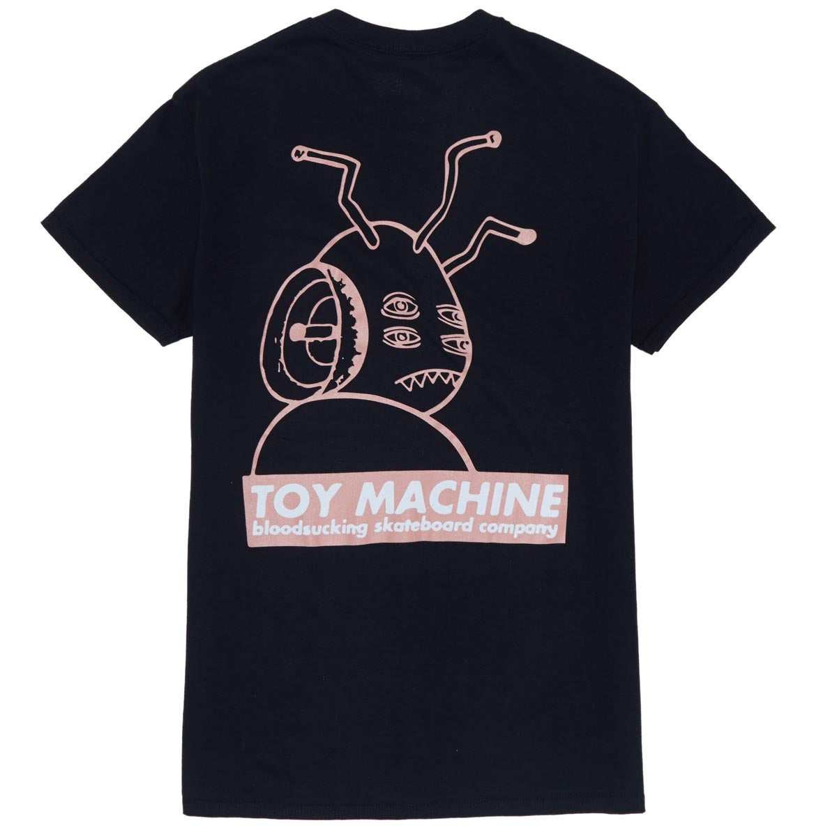 Toy Machine T-mission Embroidered T-Shirt - Black image 2