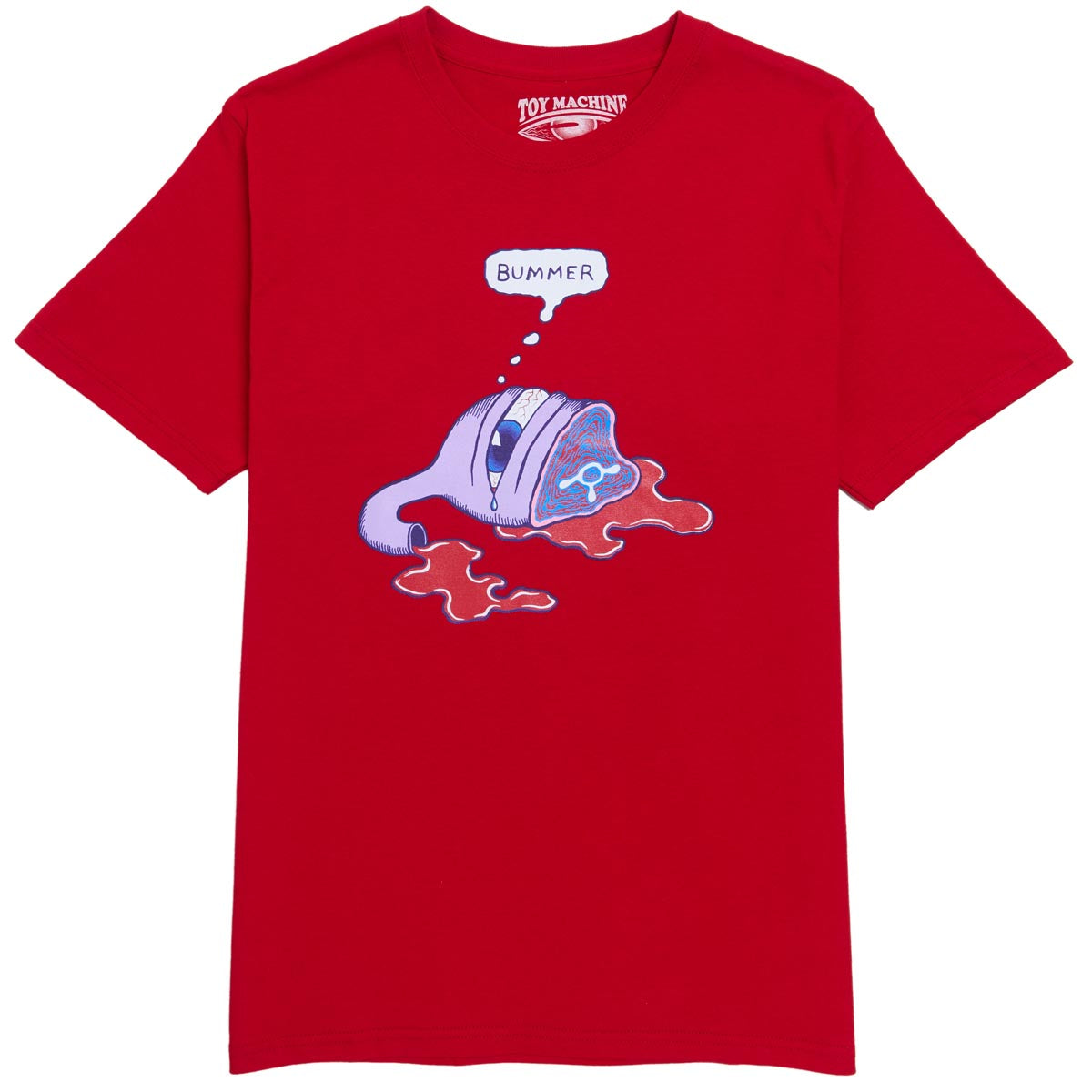 Toy Machine Bummer T-Shirt - Red image 1