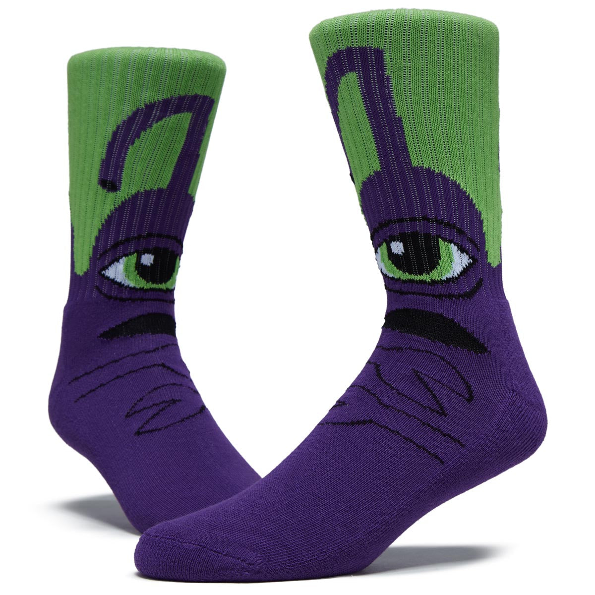 Toy Machine Sect Hug Socks - Purple image 2