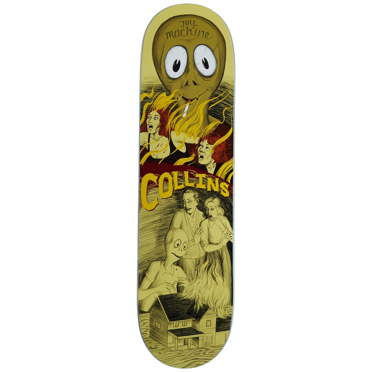 Toy Machine Collins Horror Show Skateboard Deck - 8.13