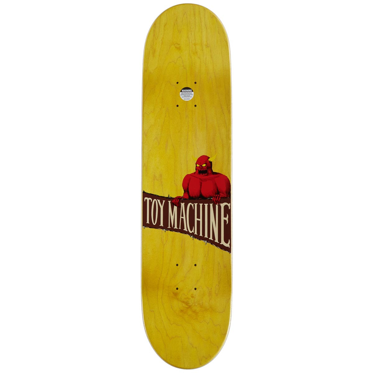 Toy Machine Collins Horror Show Skateboard Deck - 8.13